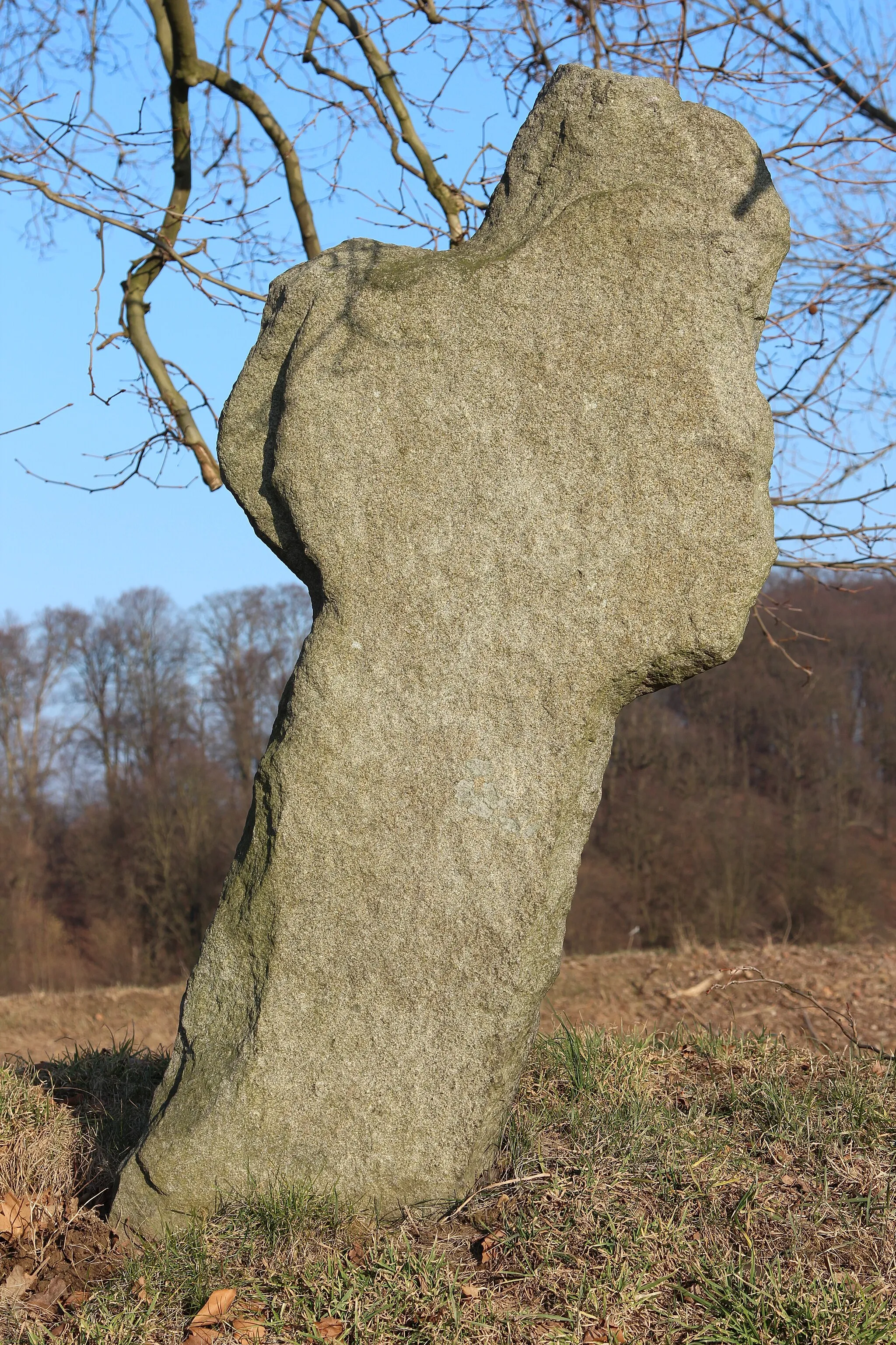 Photo showing: Stone cross in Skarszyn