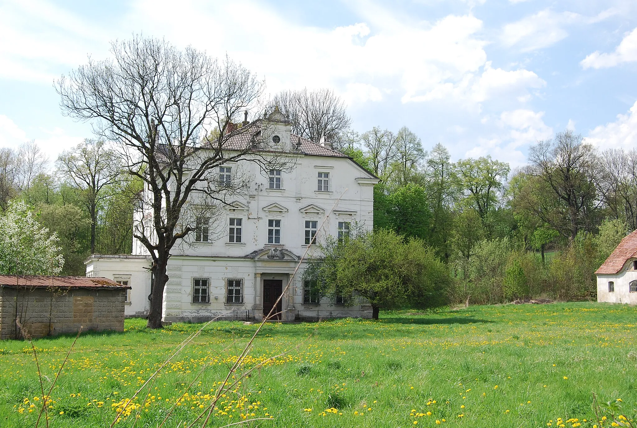 Photo showing: Przeździedza - dwór (zabytek nr 382/623/J z 3.04.1980)