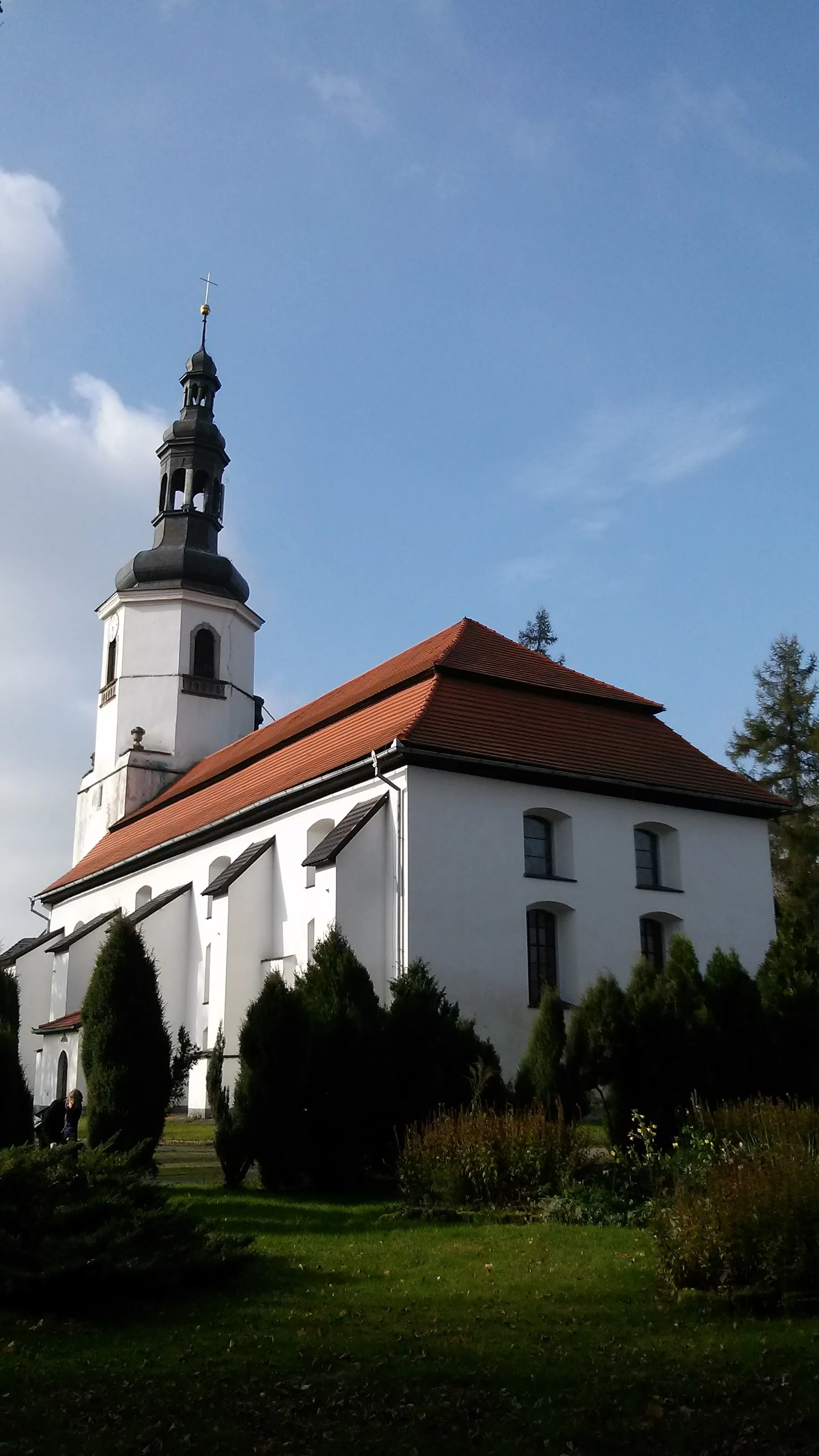 Photo showing: Saint John of Nepomuk church in Pielgrzymka