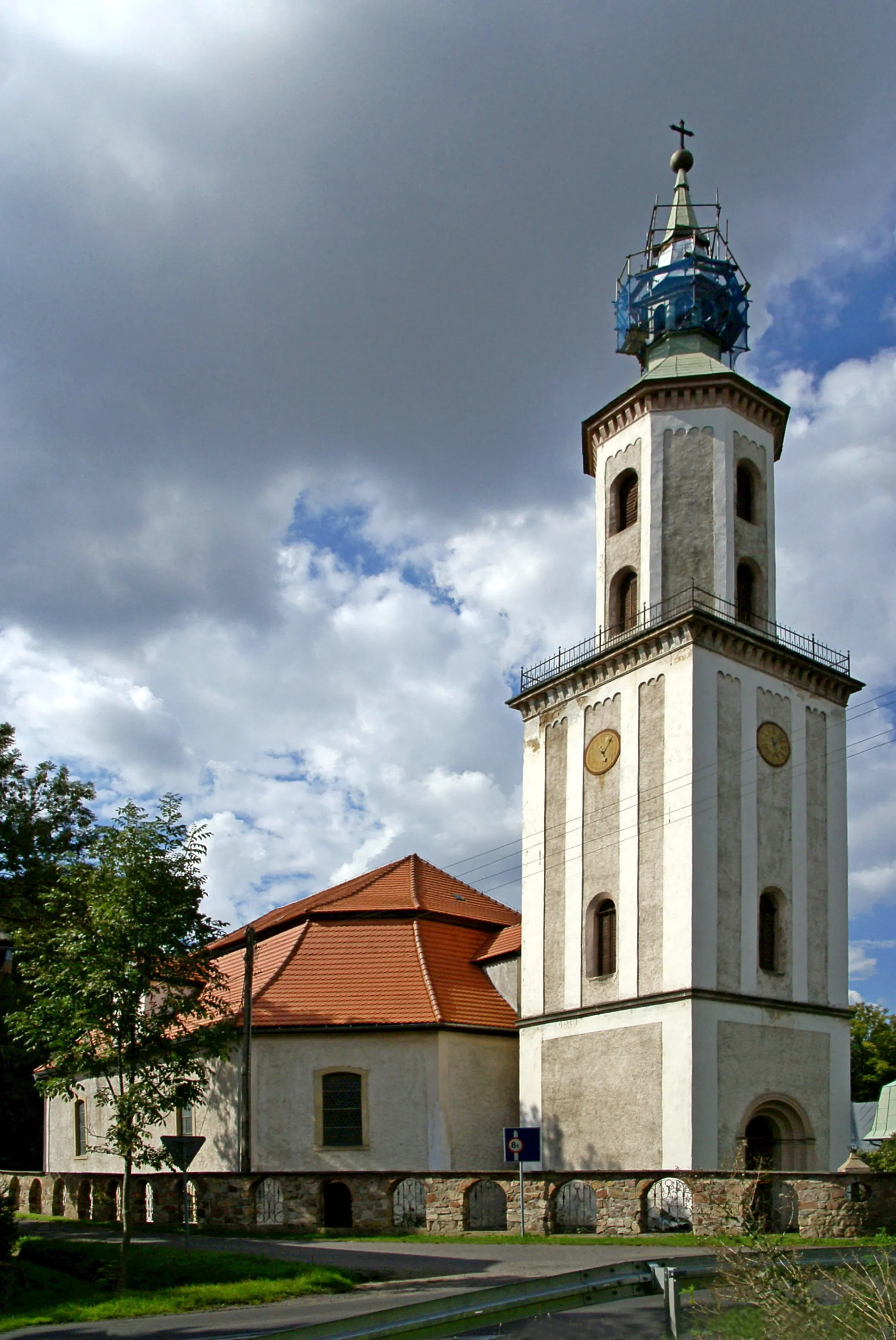 Photo showing: Kościół pw. Matki Boskiej Różańcowej we wsi Nowy Kościół, powiat złotoryjski.