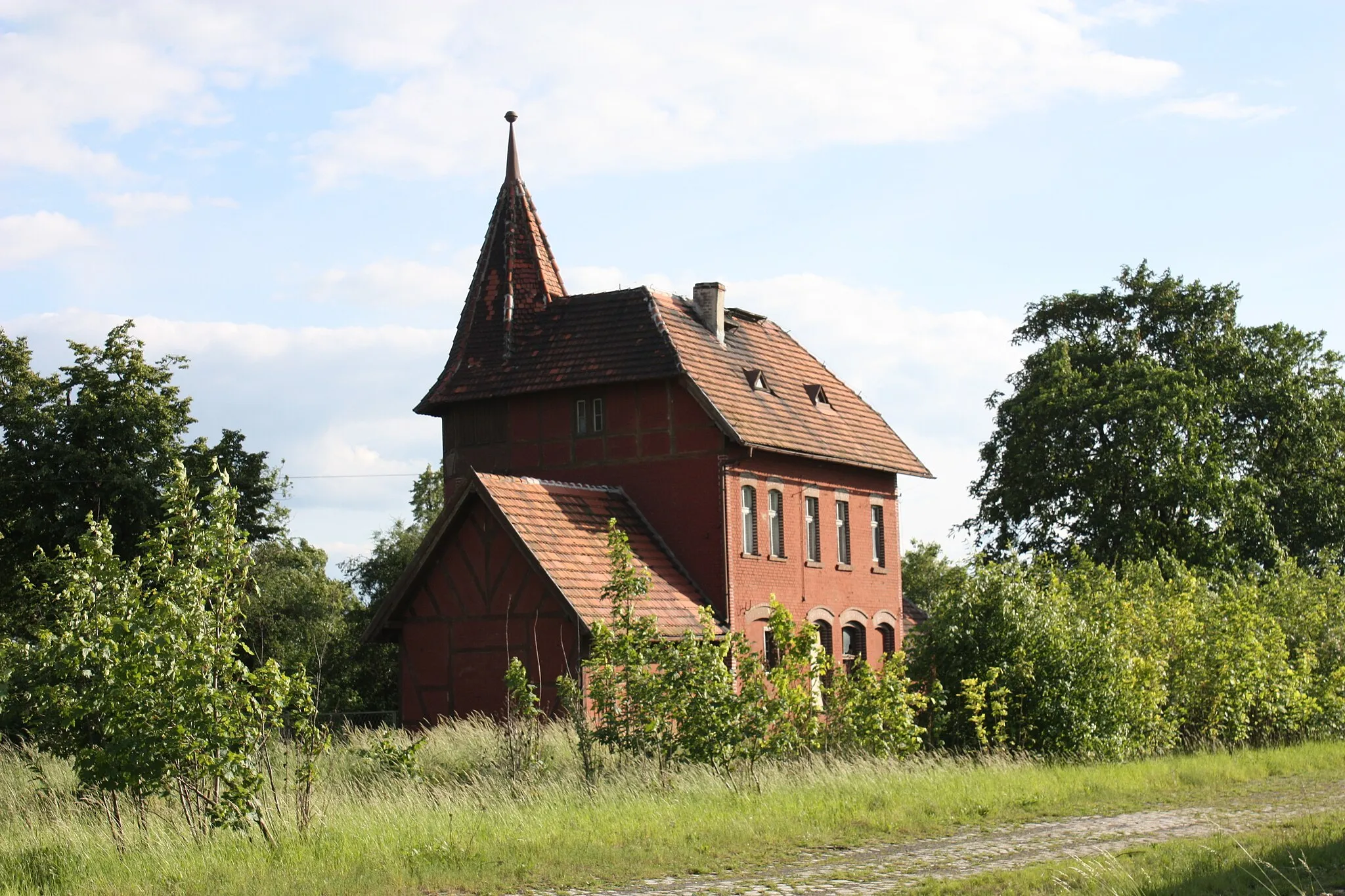 Photo showing: Przystanek kolejowy w Mierczycach