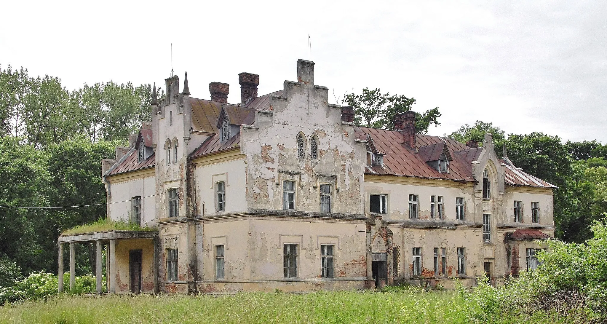 Photo showing: Palace of 1869 - Ligota / district górowski / province. Lower Silesia / Poland