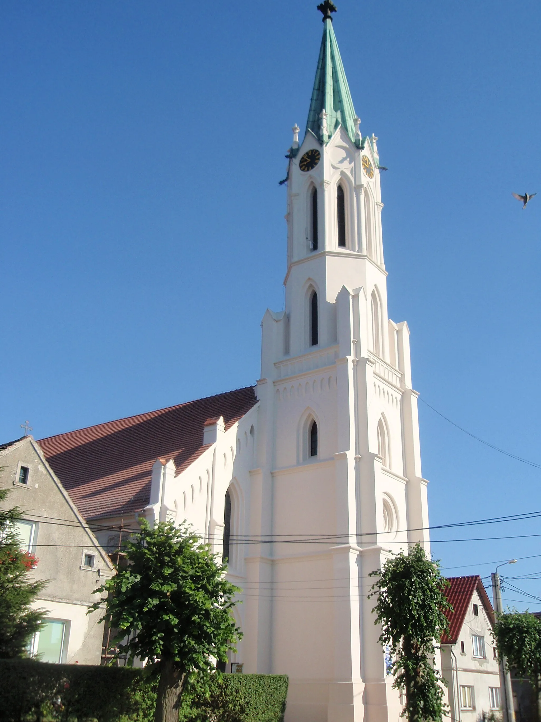 Photo showing: Gaworzyce (powiat polkowicki) - dawny kościół ewangelicki, obecnie rzymskokatolicki pw. Matki Boskiej Różańcowej (zabytek nr rejestr. A/1548/380)