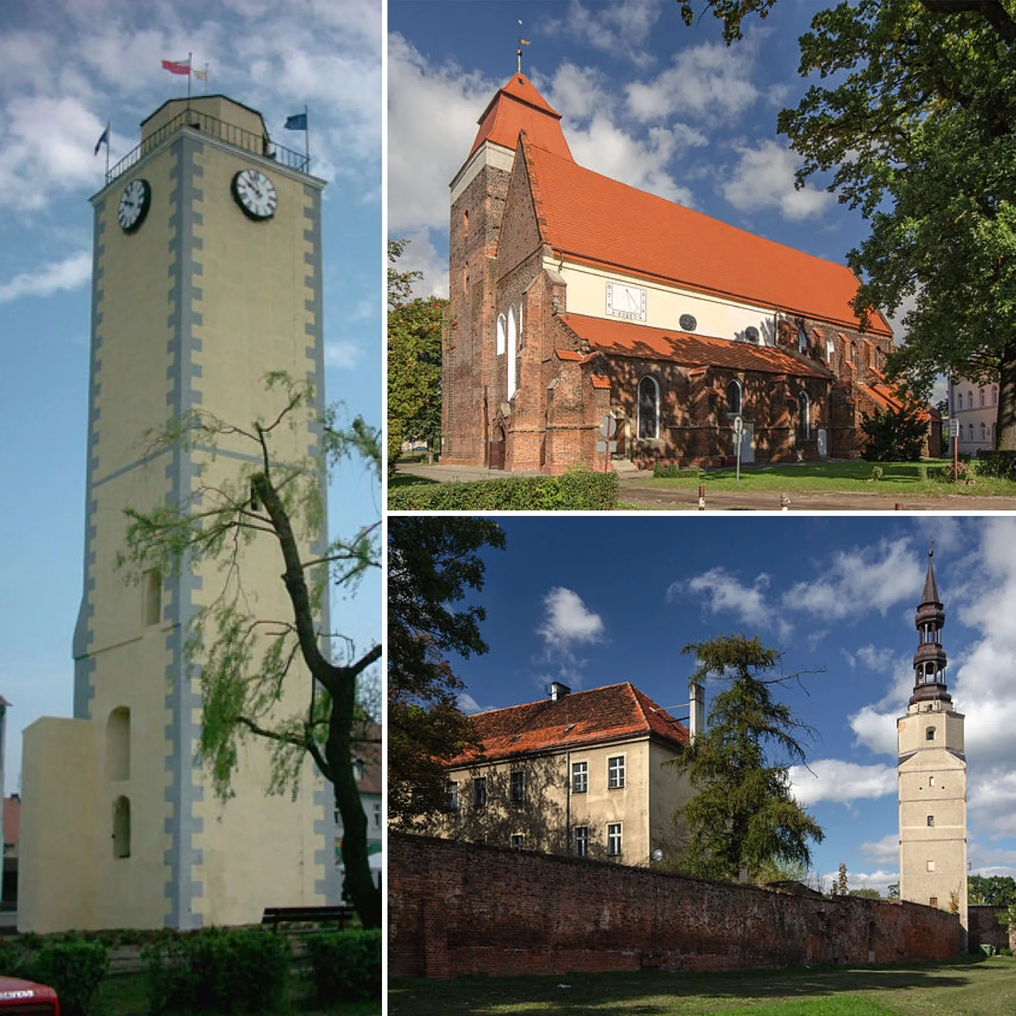 Photo showing: Town hall Tower, Church of St. Catherine, Castle