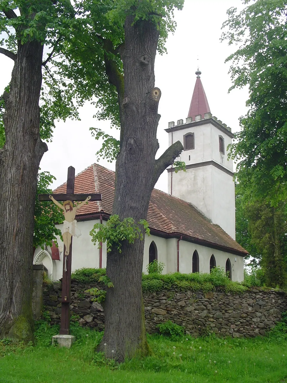 Photo showing: Stare Rochowice - kościół parafialny p.w. św. Jana Chrzciciela, XV-XVIII (zabytek nr rejestr. A/1972/826 z 23.12.1960)