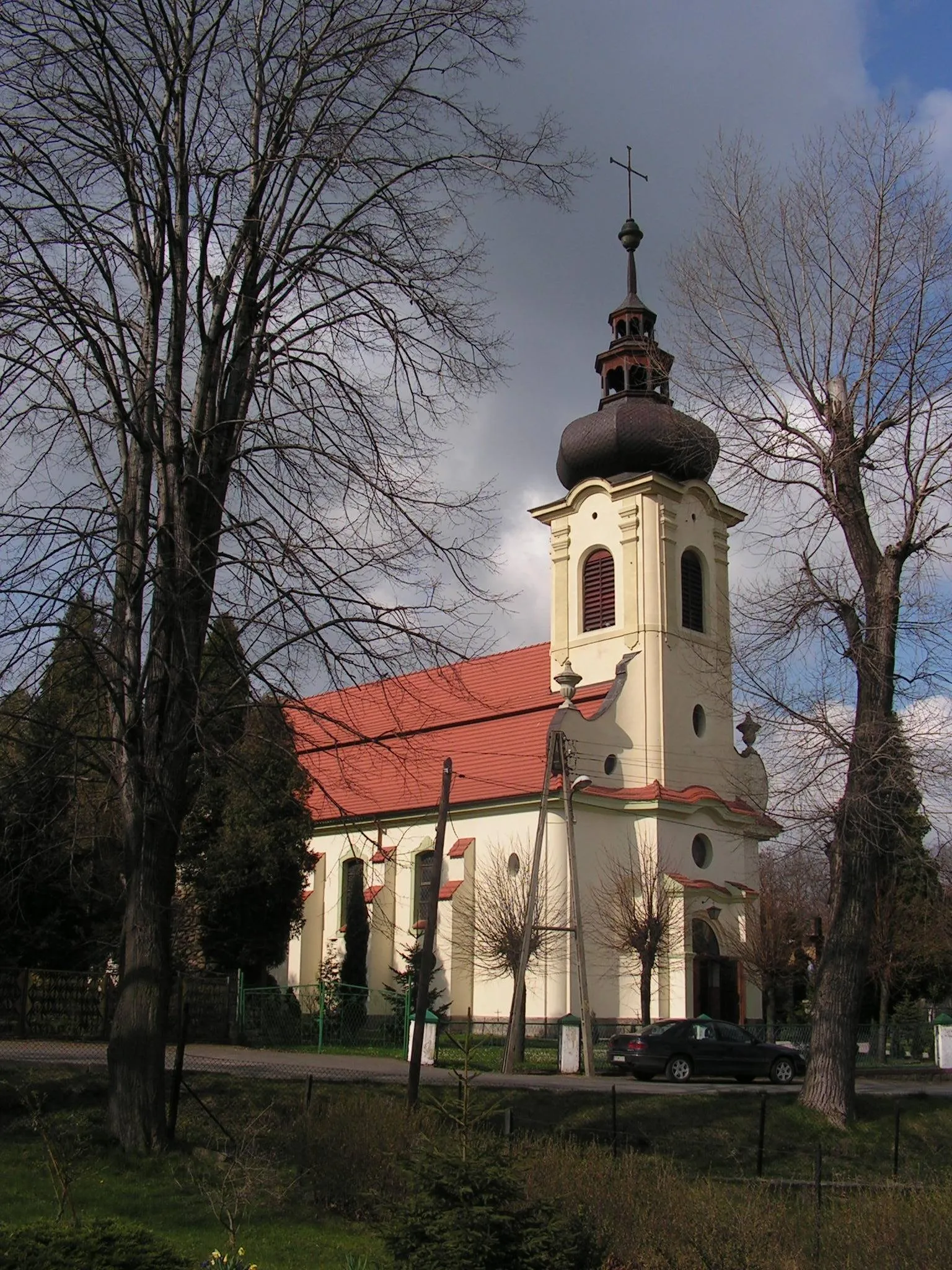 Photo showing: Stanowice (gmina Strzegom) - kościół filialny p.w. Najświętszego Serca Pana Jezusa (zabytek nr rejestr. A/1755/1197)