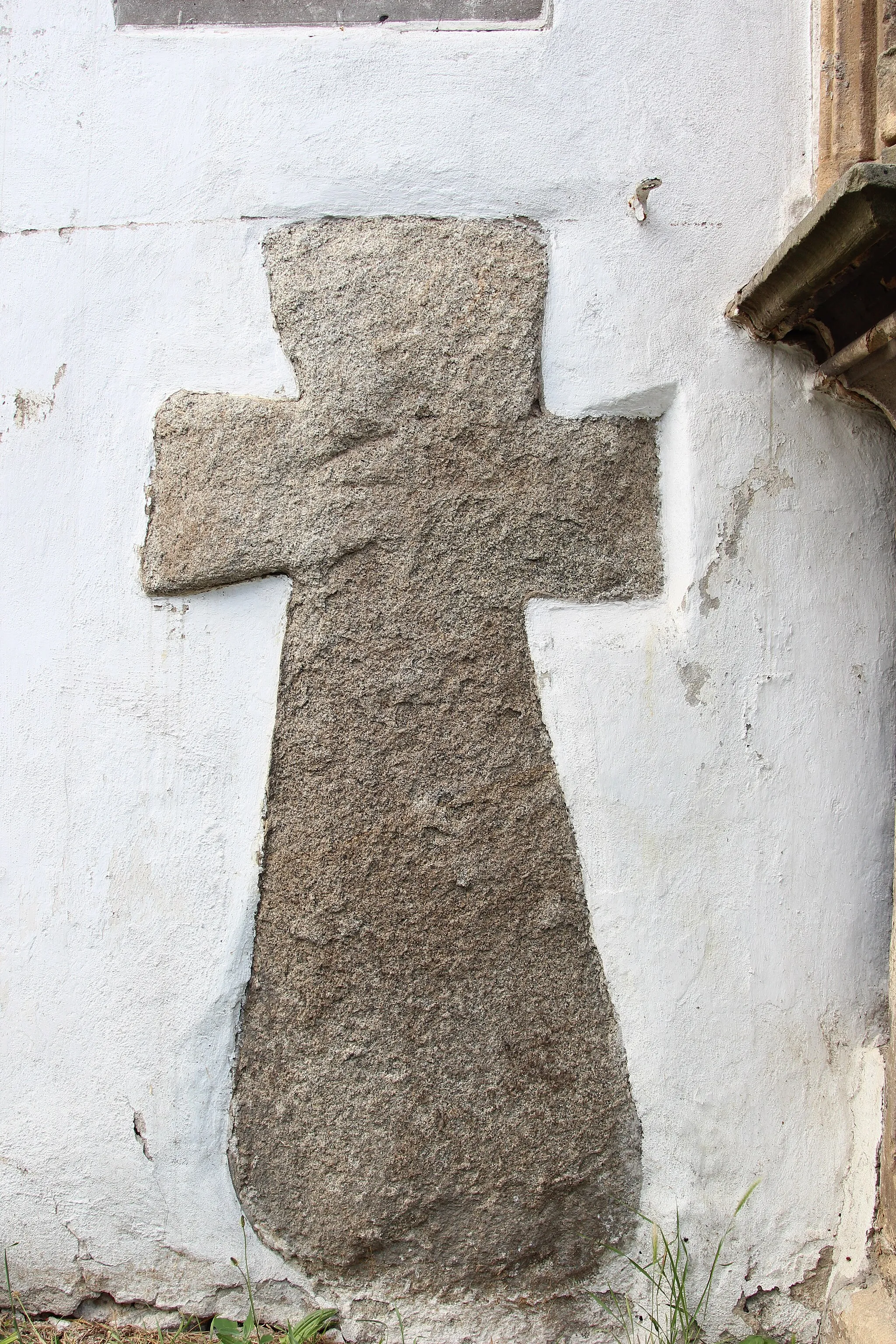 Photo showing: Stone cross in Śmiałowice