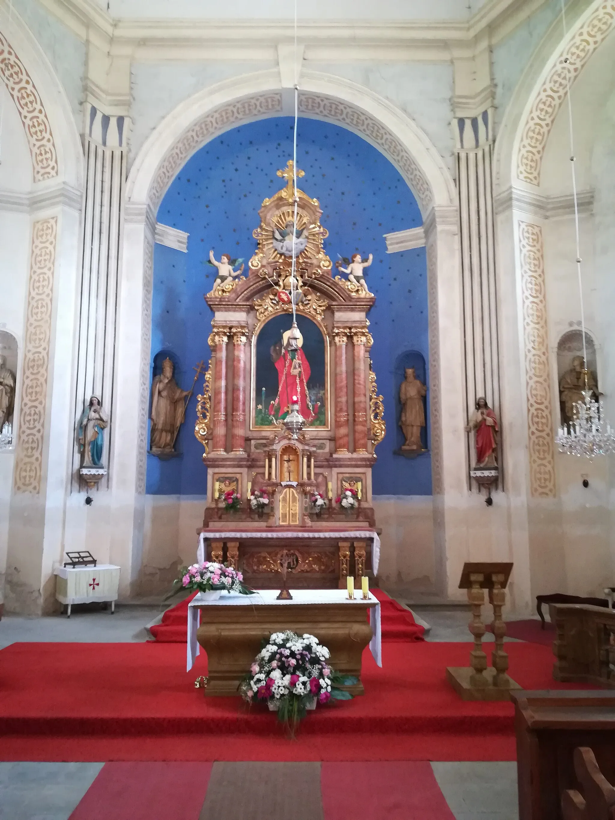 Photo showing: Ruprechtice (Meziměstí) - kostel svatého Jakuba Většího, hlavní oltář