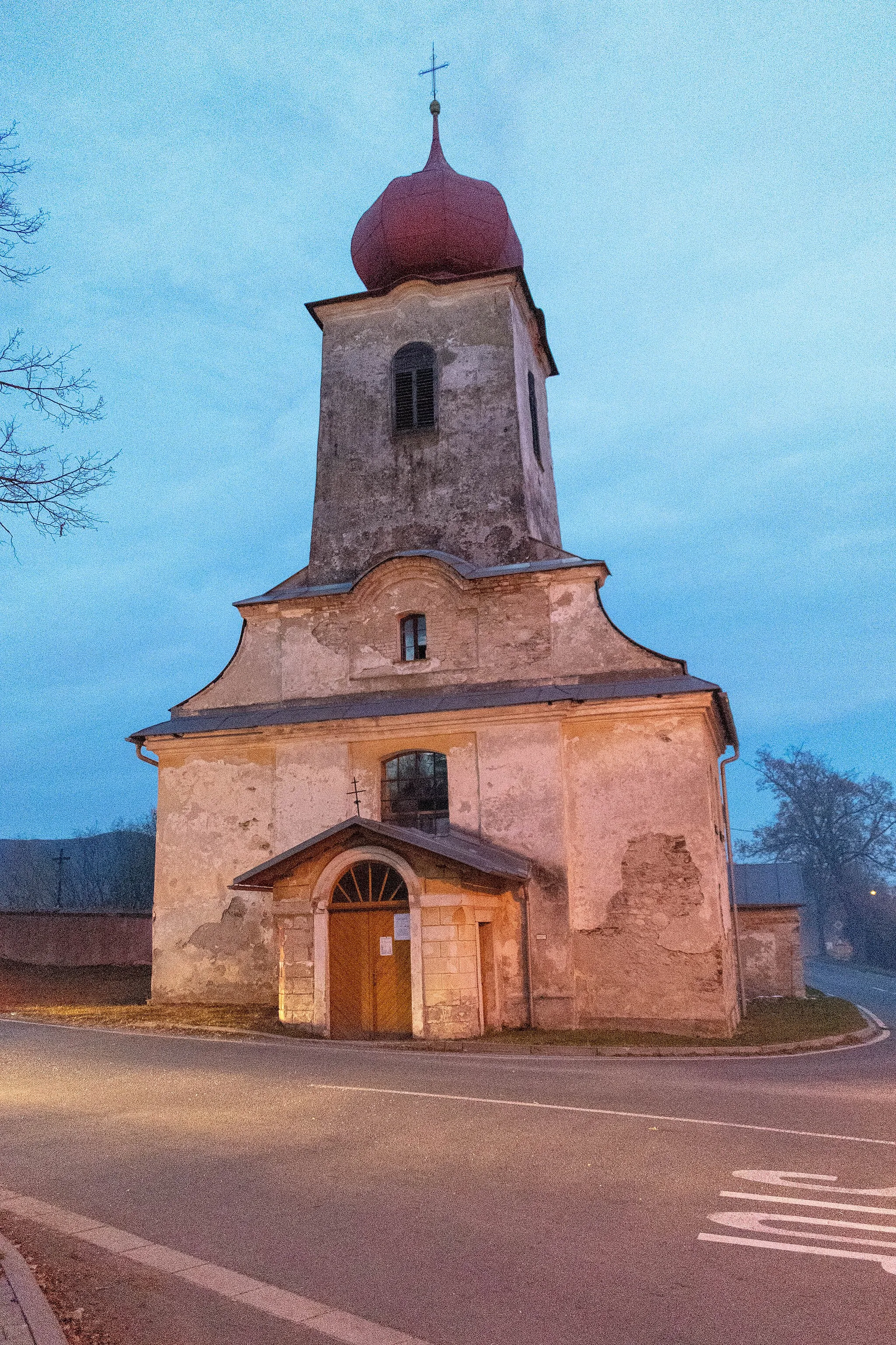 Photo showing: Kostel Navštívení Panny Marie v obci Červený Potok