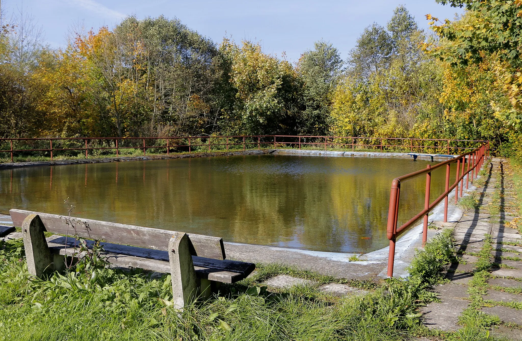 Photo showing: Boříkovický creek in Dolní Boříkovice, part of Králíky, Czech Republic.