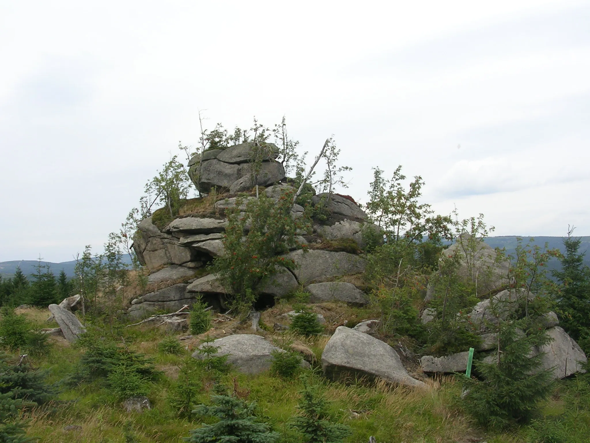 Photo showing: Kořenov-Jizerka, Jablonec nad Nisou District, Liberec Region. Pytlácké kameny.