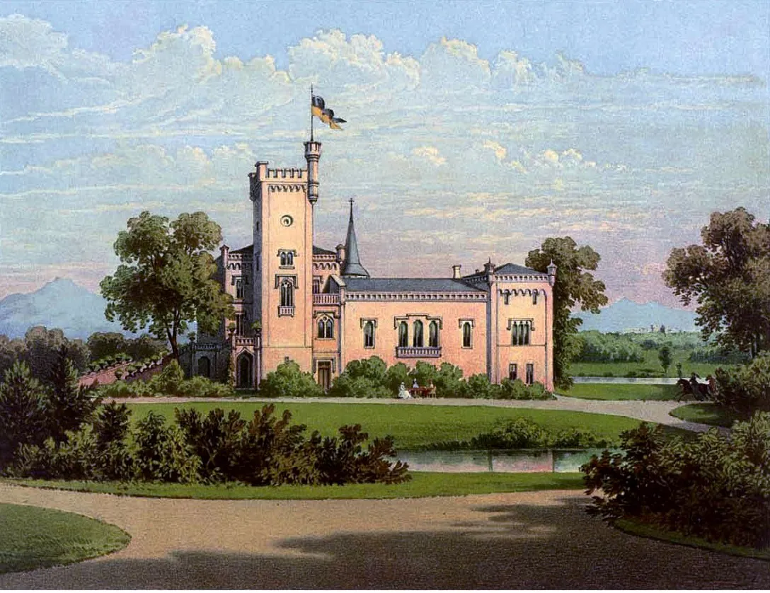 Photo showing: Schloss Lorzendorf, Kreis Neumarkt, Schlesien.