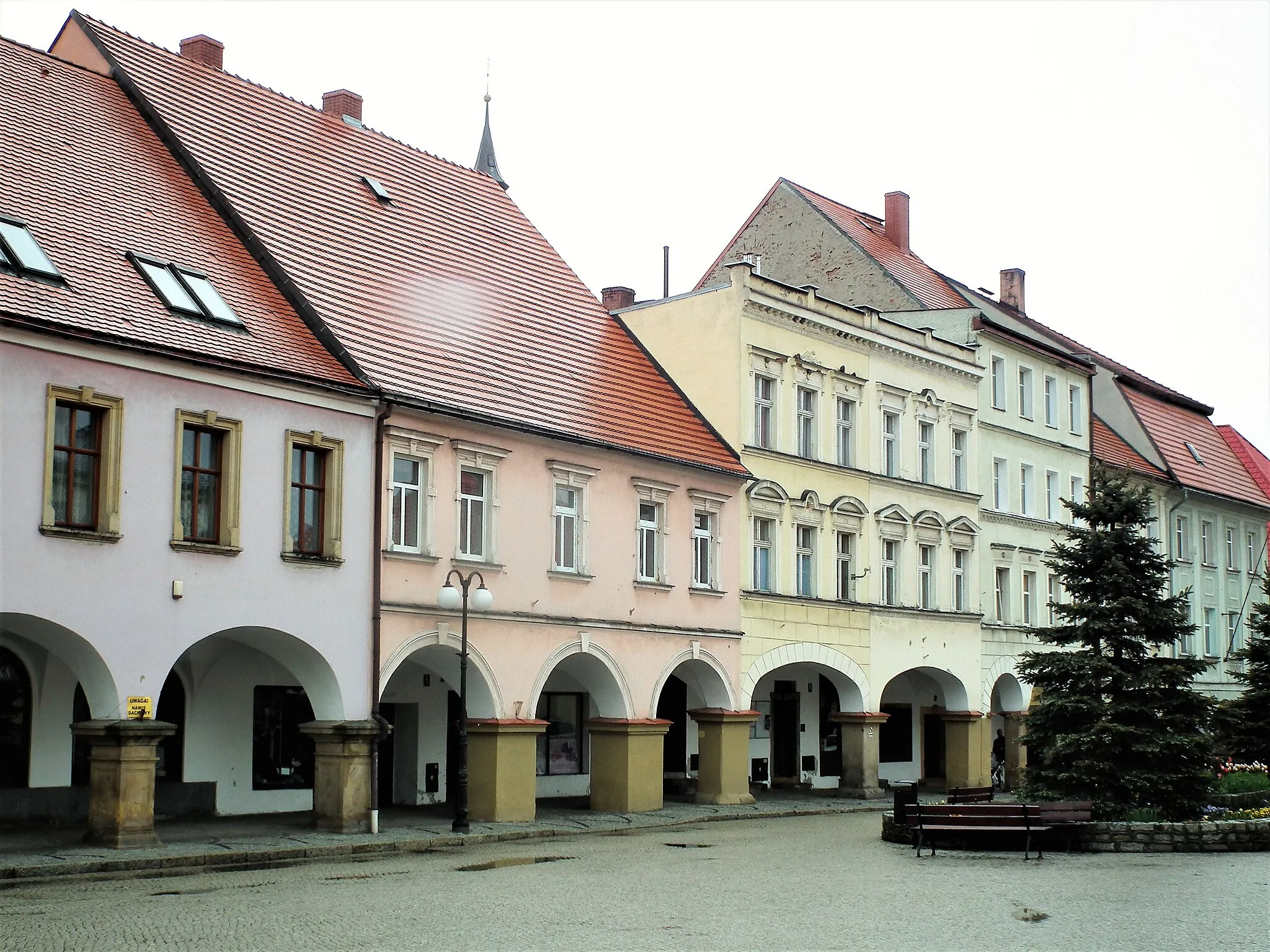 Photo showing: Rynek w Lubawce.