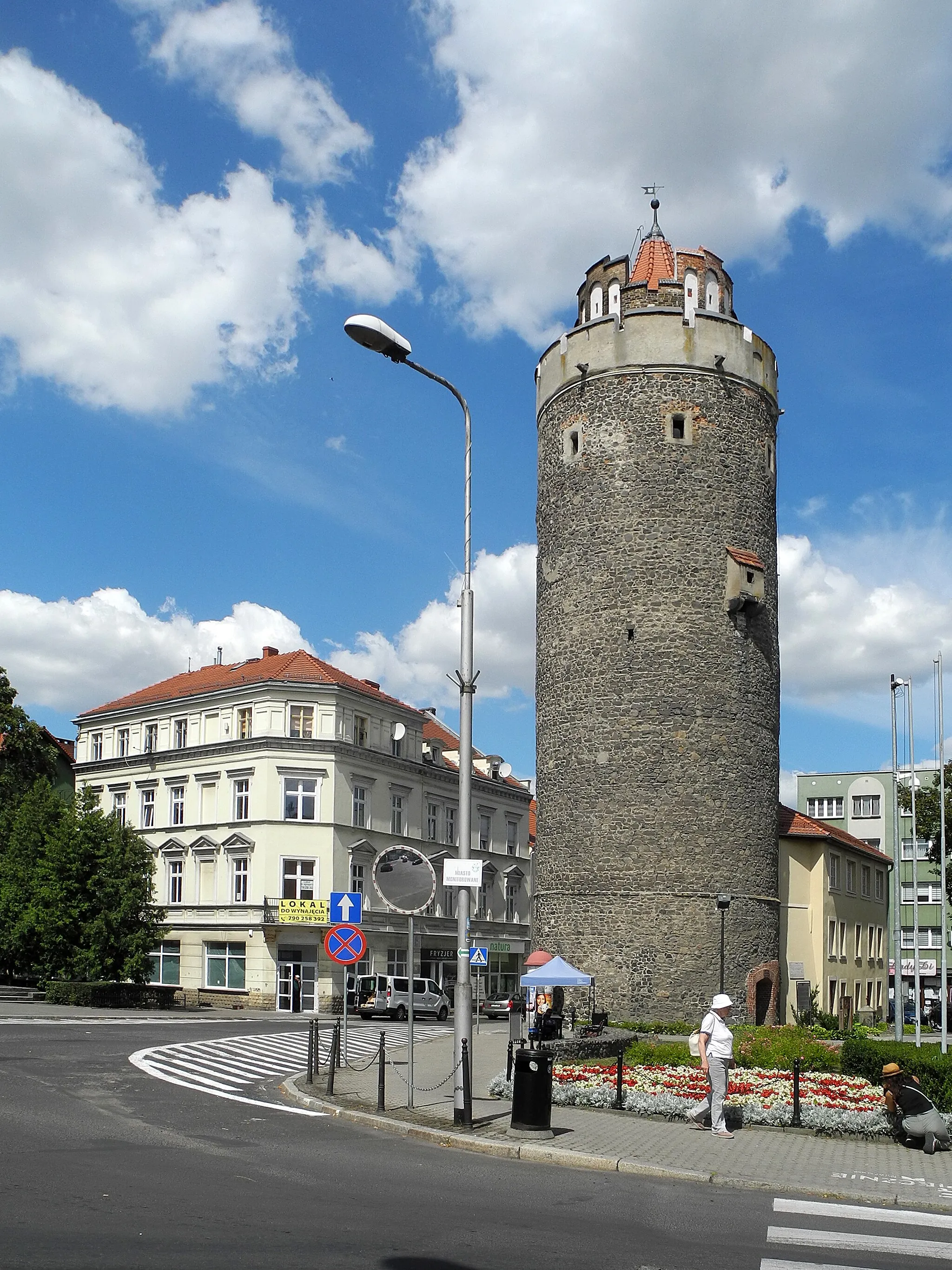 Photo showing: Der Brüderturm in Lauban  - Lubań, Bracka; Teil der alten Stadtbefestigung