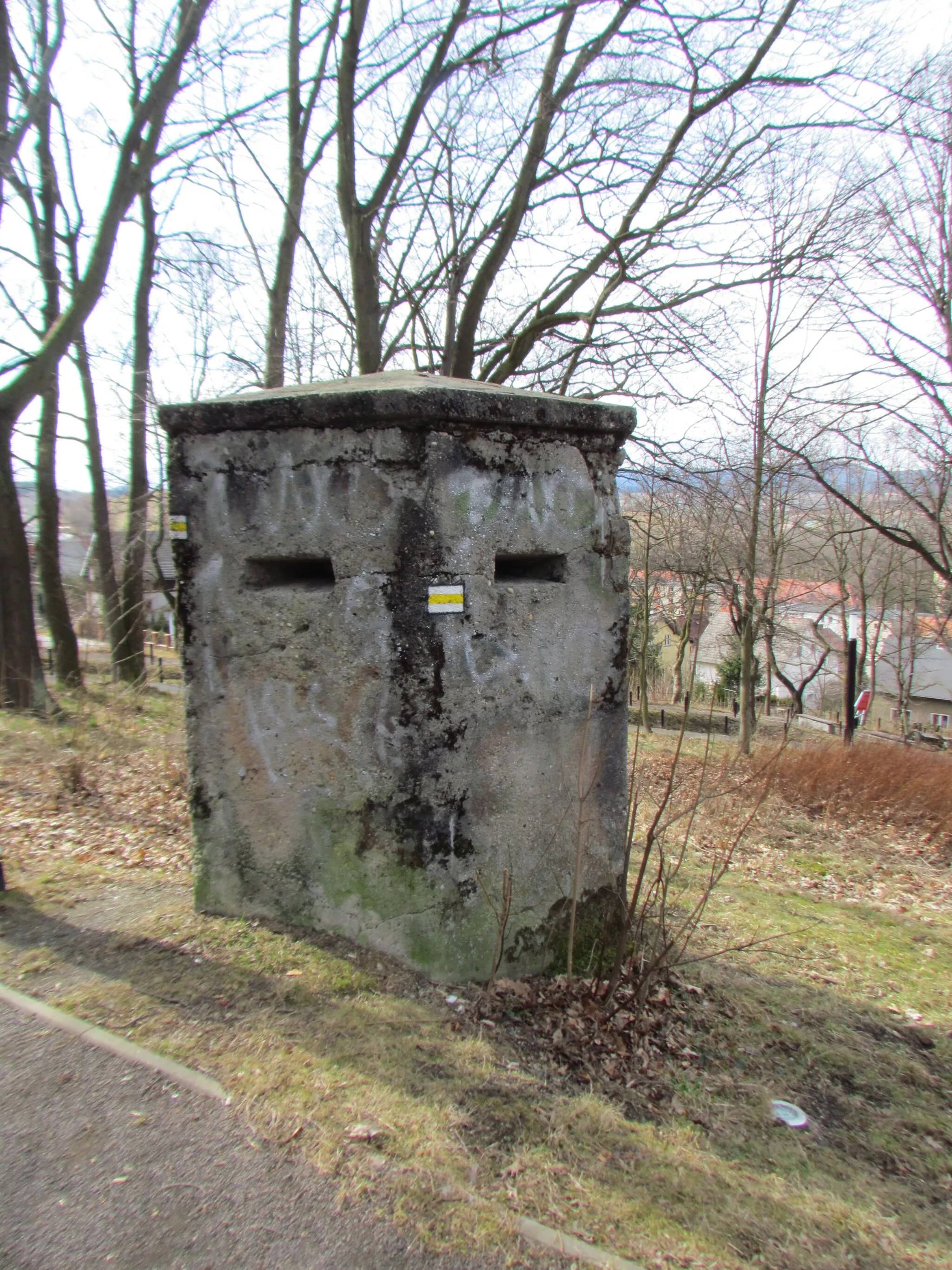 Photo showing: Opuszczony bunkier na Górze Parkowej w Kamiennej Górze