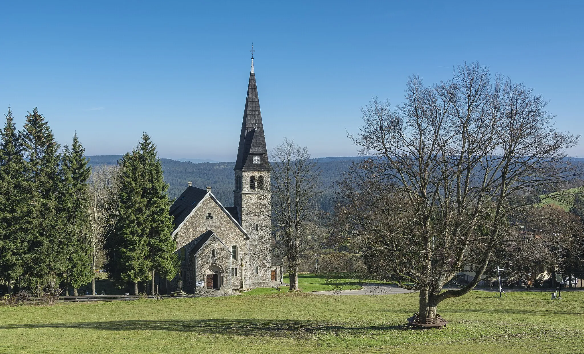 Photo showing: Saint Anne church in Zieleniec