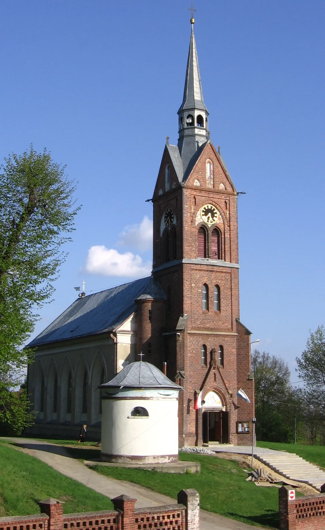 Photo showing: Church of the Immaculate Heart of Mary in Wysoki Kościół near Wrocław