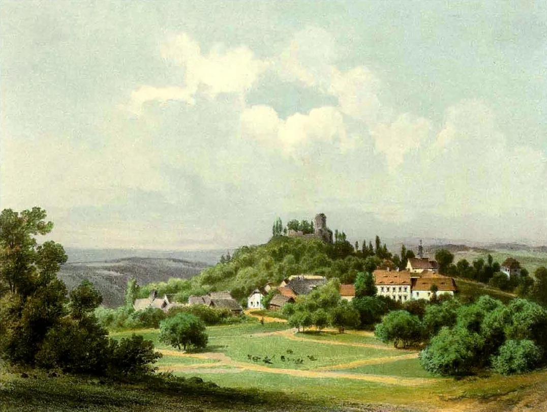 Photo showing: Burg Lähnhaus (Lehnhaus), Kreis Löwenberg, Provinz Schlesien