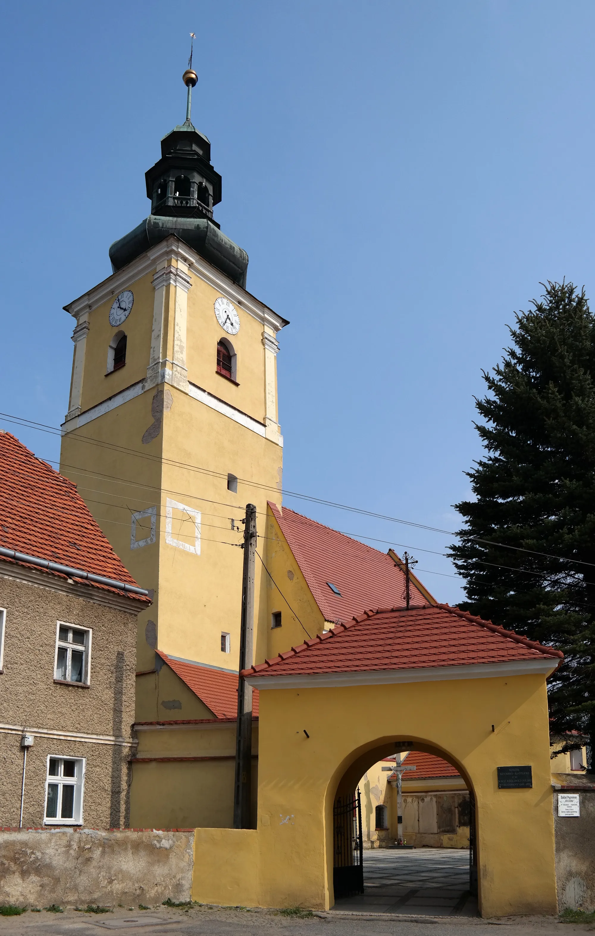 Photo showing: Virgin Mary Queen of Poland church in Przerzeczyn-Zdrój.
