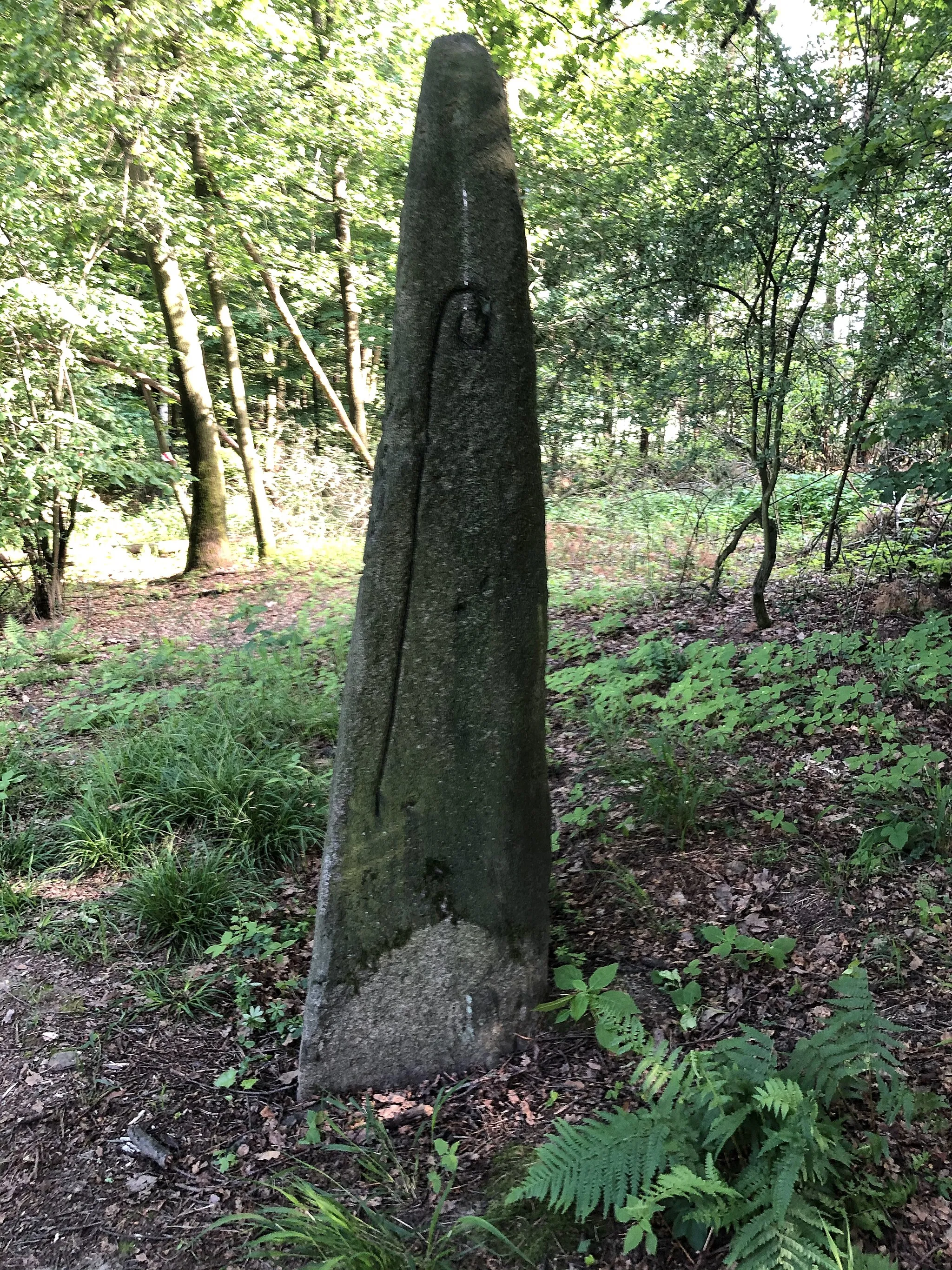 Photo showing: Boundary stones in Silesia.
