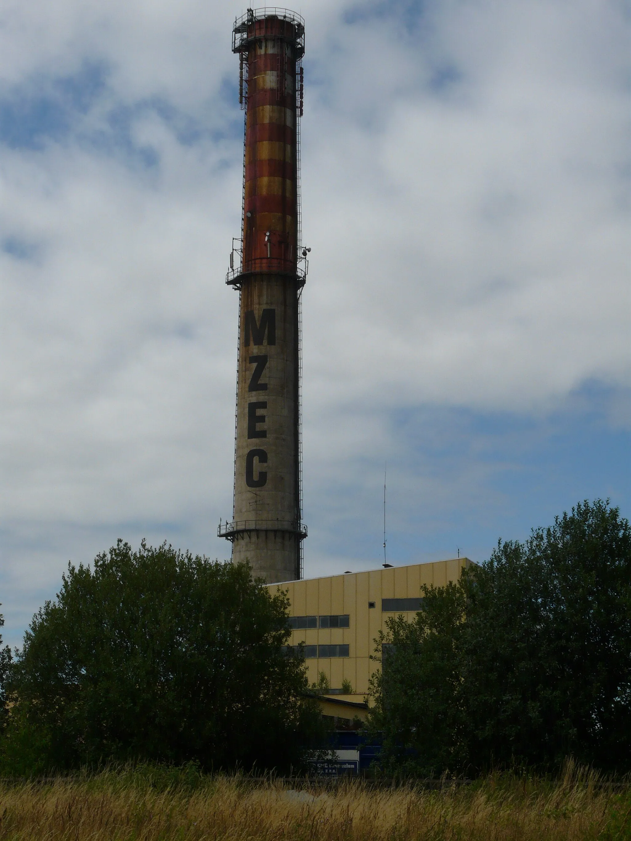 Photo showing: Świdnica komin ciepłowni