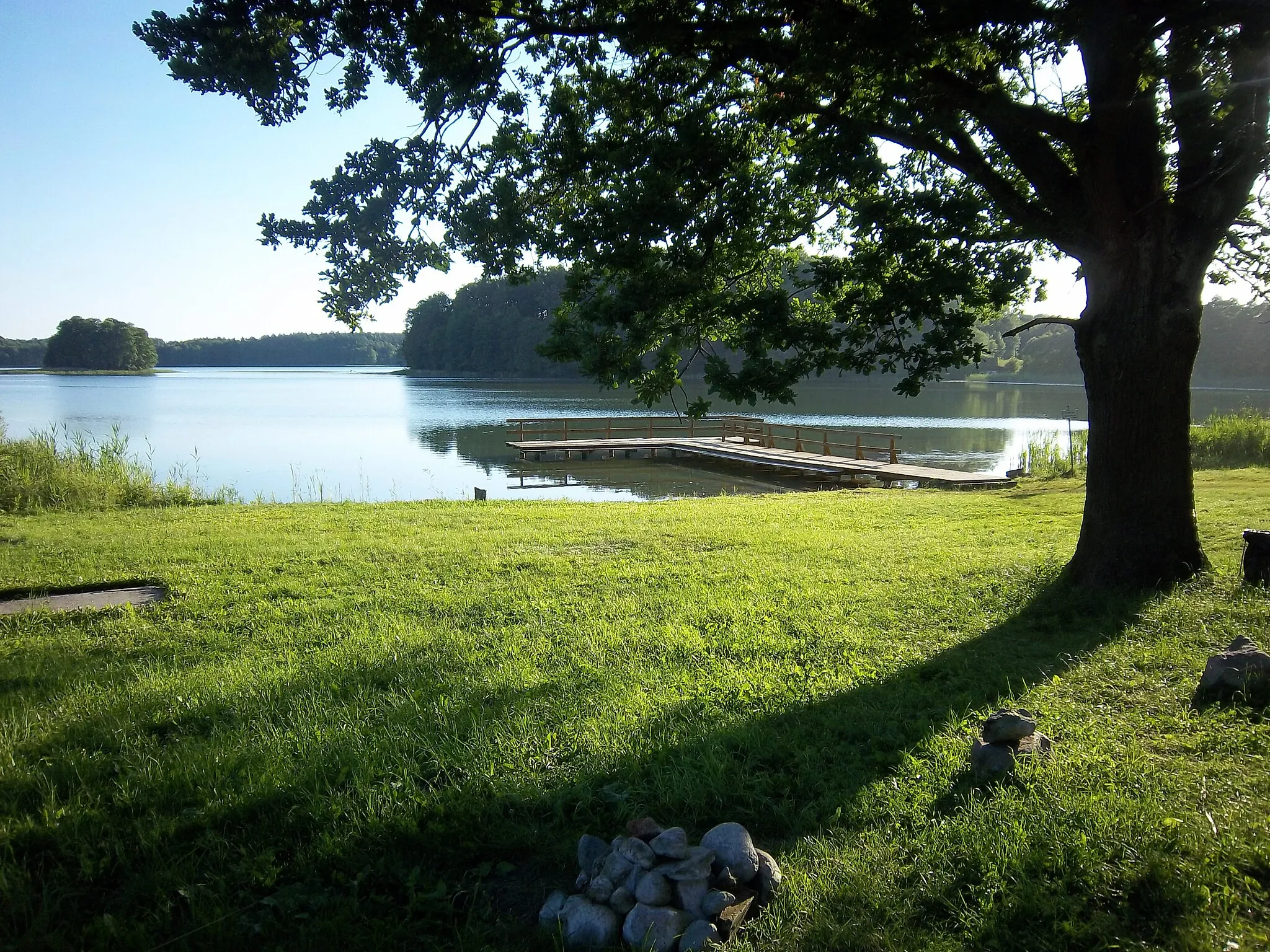 Photo showing: Kozia Góra - plaża i pomost