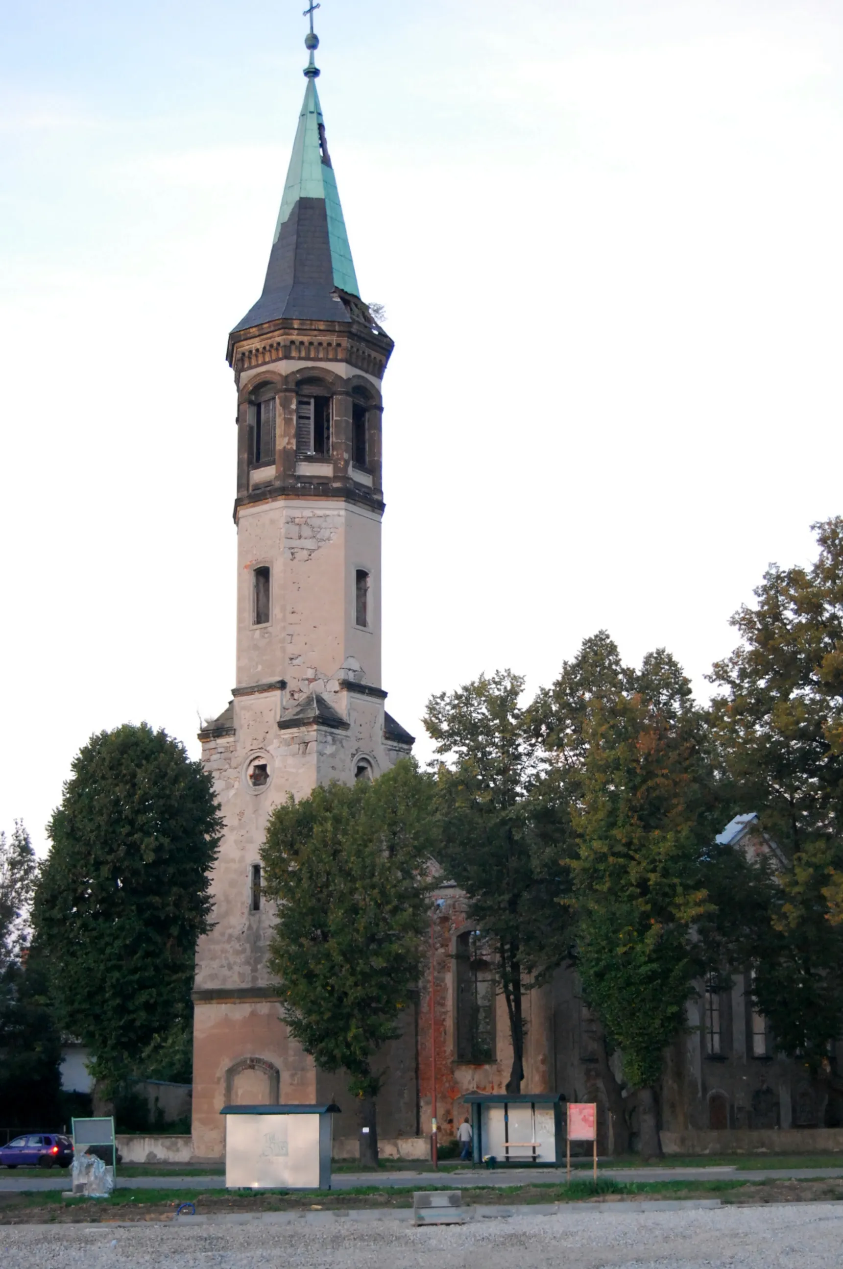 Photo showing: Miłków - kościół ewangelicki (ruina) wraz z cmentarzem (zabytek nr A/770/925/J)