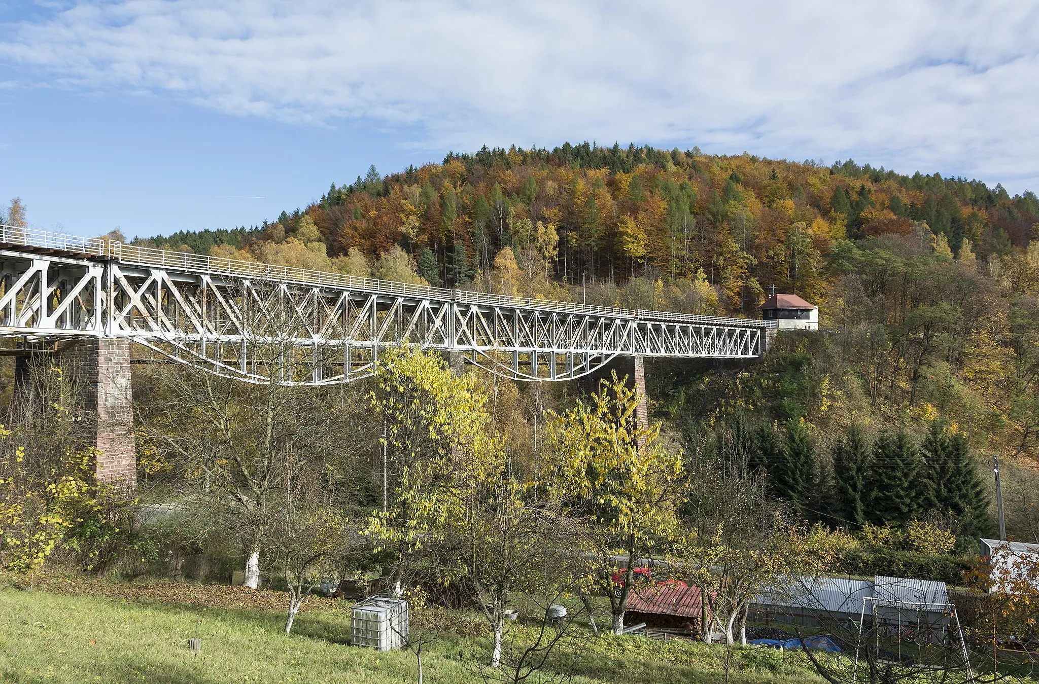 Photo showing: Railway viaduct in Ludwikowice Kłodzkie