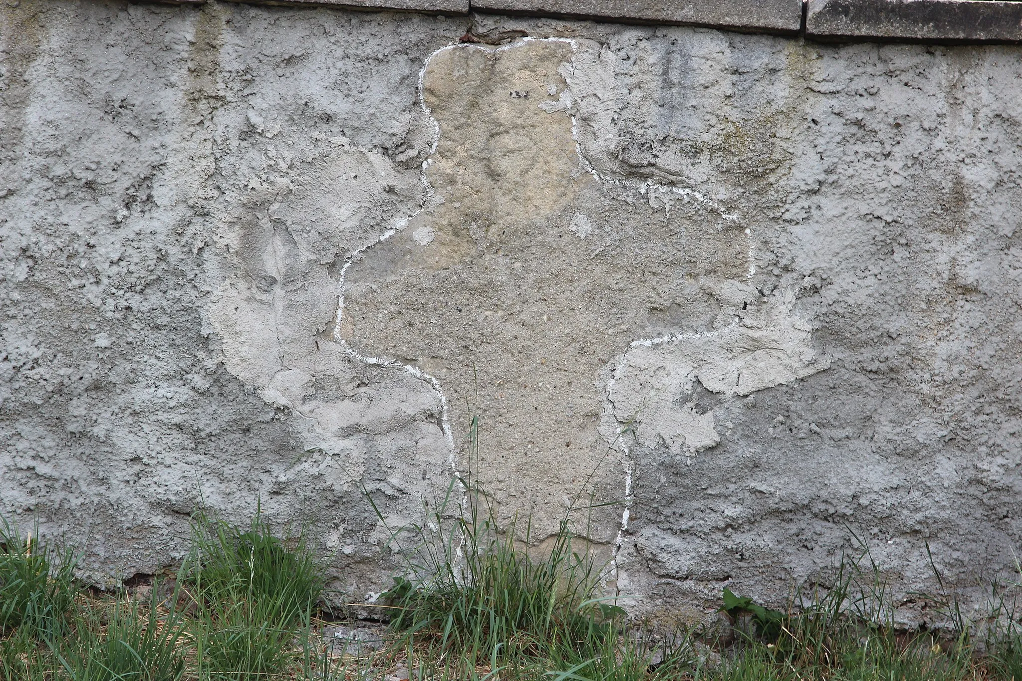 Photo showing: Stone cross in Studnica