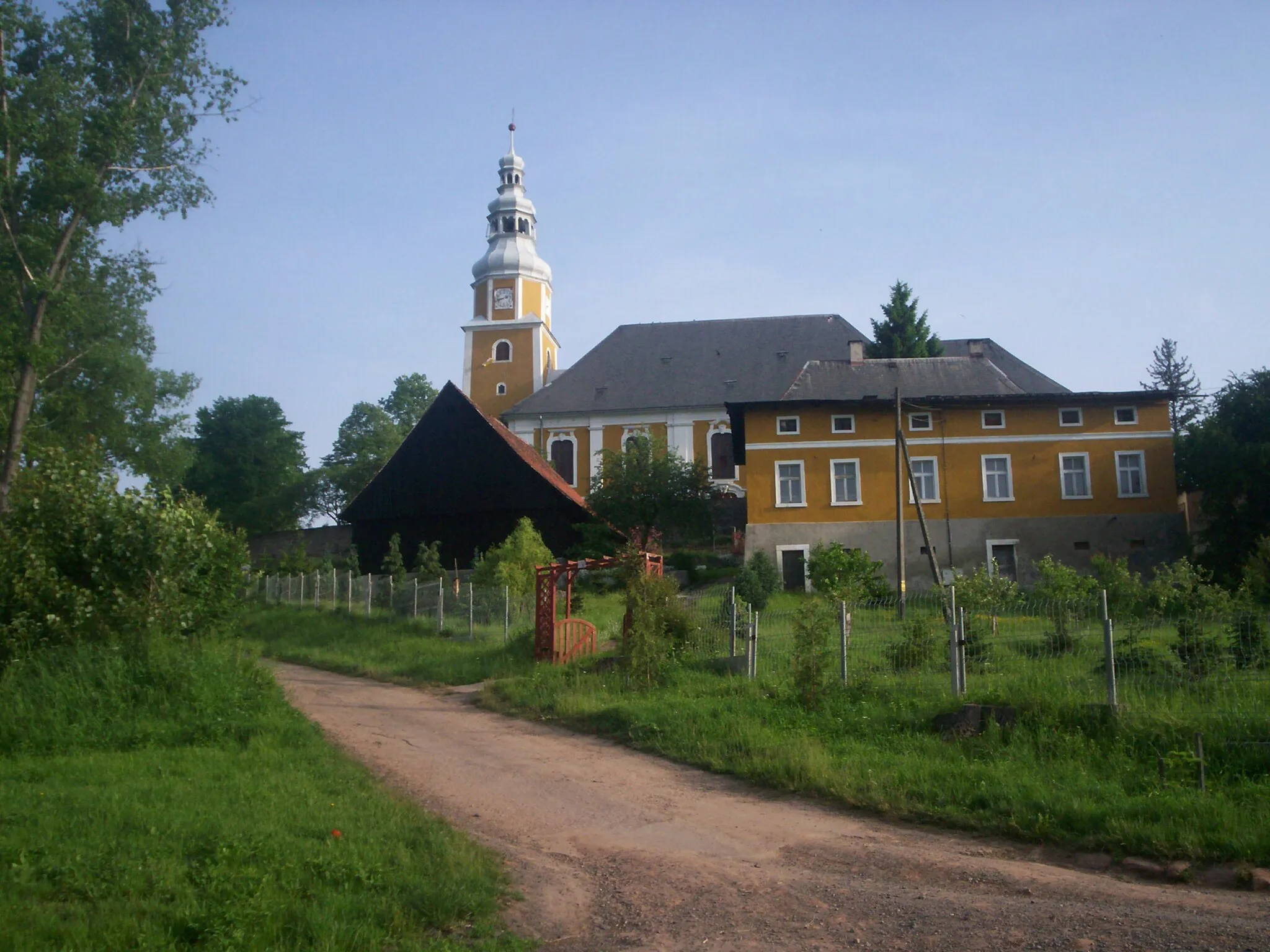 Photo showing: Pławna Dolna, kościół pw. “Świętej Tekli”