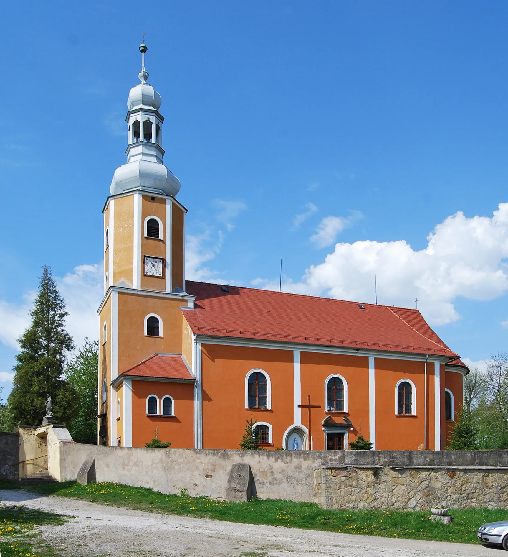 Photo showing: Kościół p.w. św. Katarzyny w Maarczowie (woj. dolnośląskie, gmina Wleń)