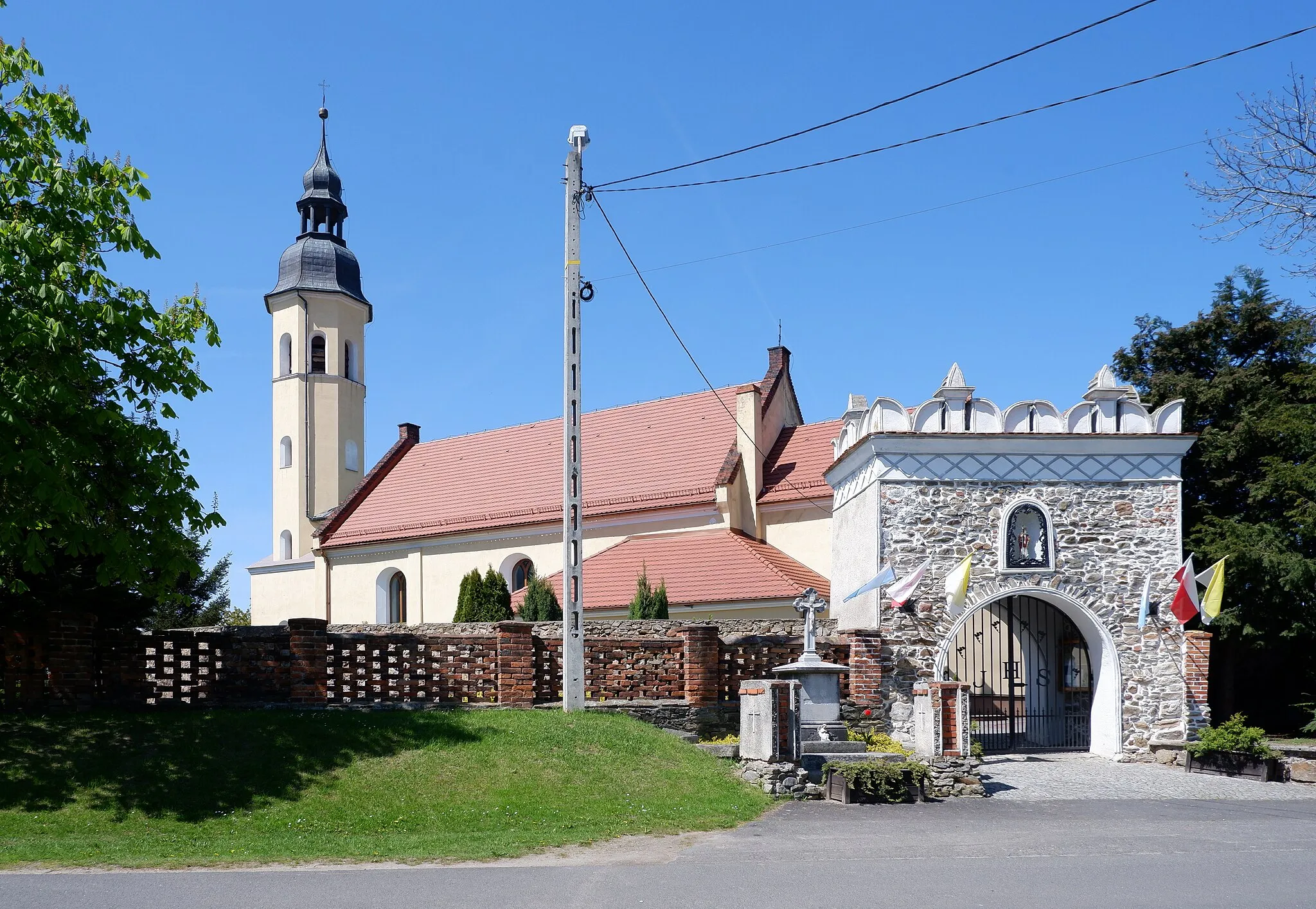 Photo showing: Saint Nicholas church in Gościce, Poland