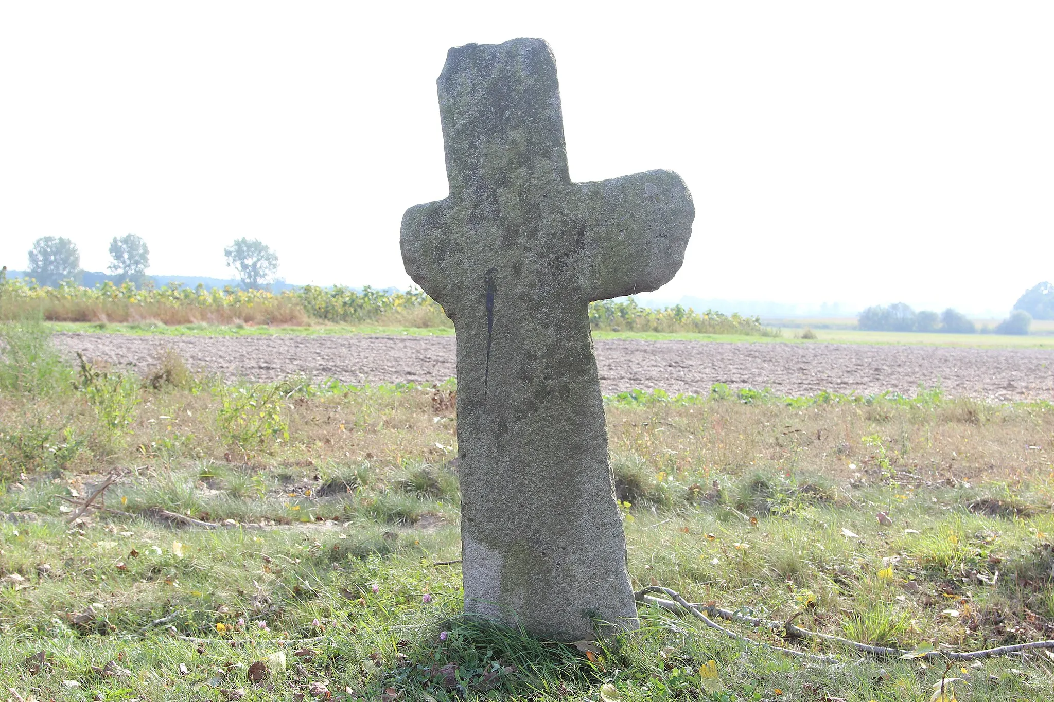 Photo showing: Stone cross in Tokary