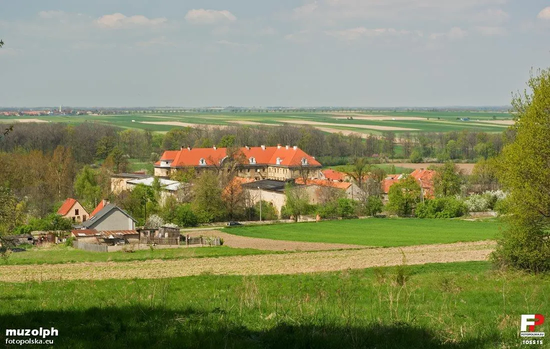 Photo showing: Pyszczyn, widok z Pyszczyńskiej Góry.