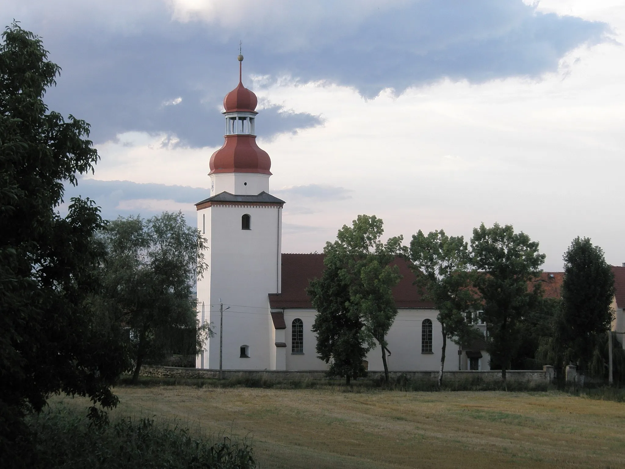 Photo showing: Księginice Wielkie, St. John the Baptist church