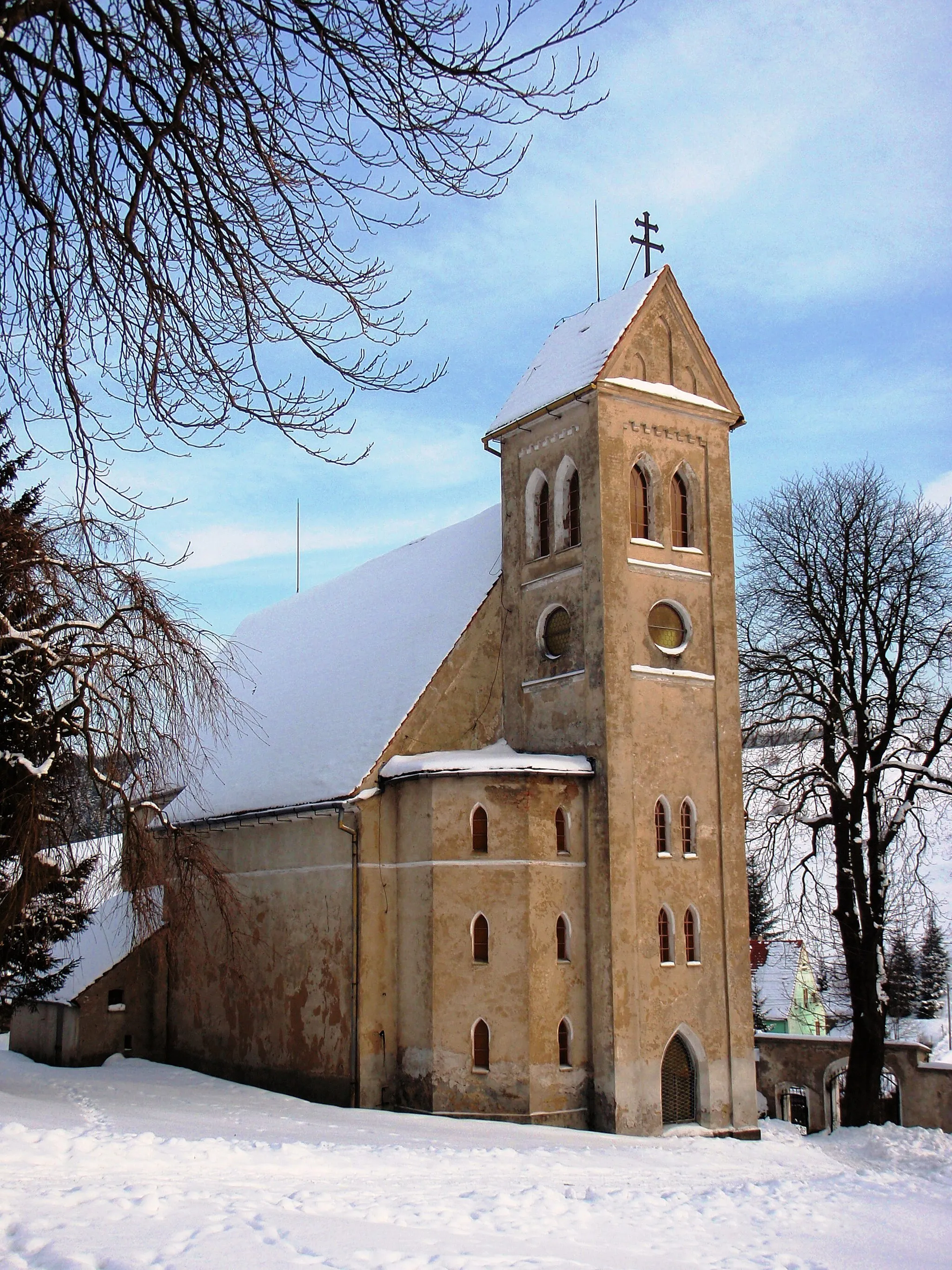 Photo showing: Jabłów kościół filialny pw. MB Częstochowskiej, późnogotycki z XVI w