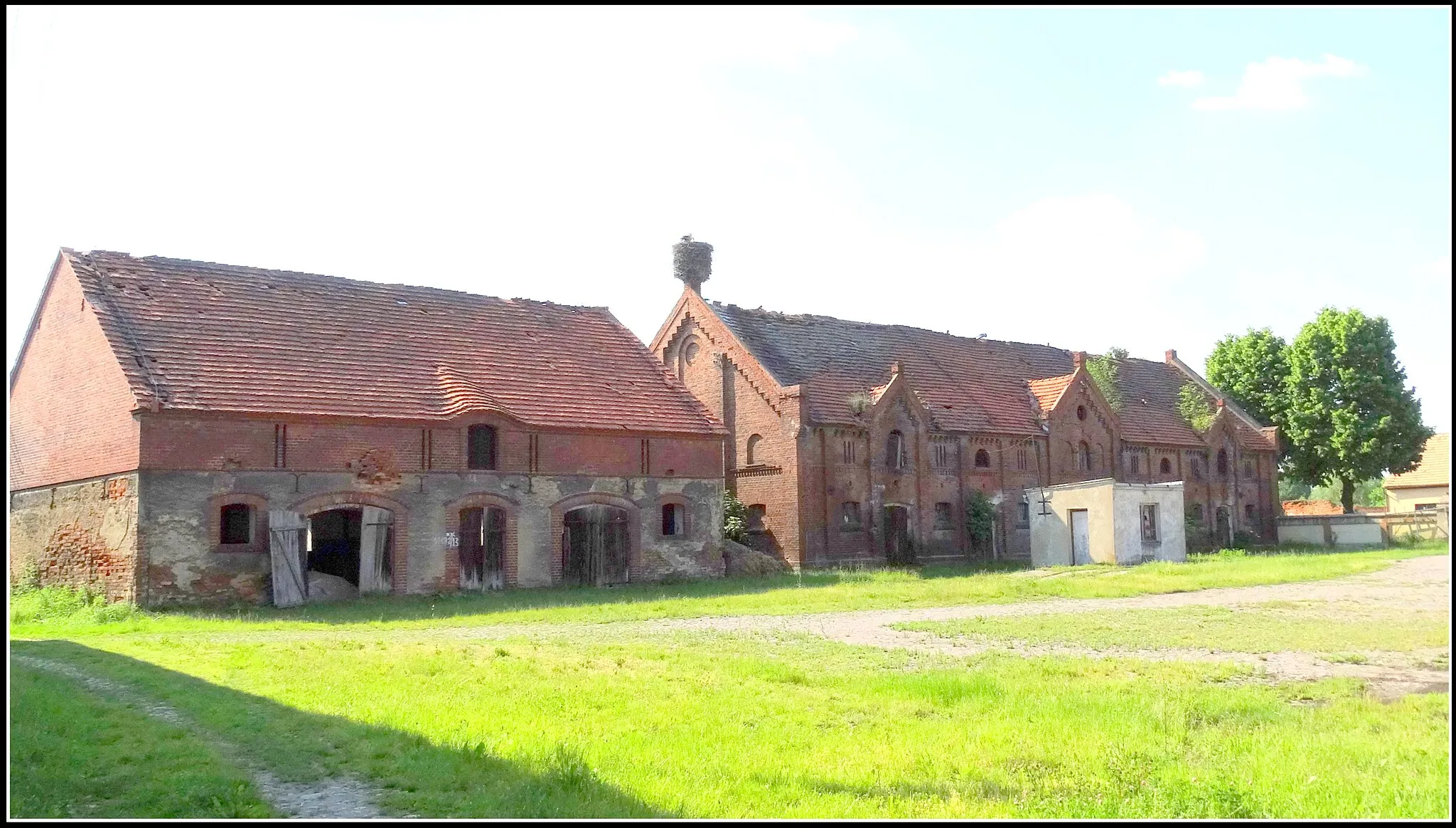 Photo showing: Czechnów, homestead from the early twentieth century.
/ Gm. Bojanowo / pow. rawicki / province. Greater