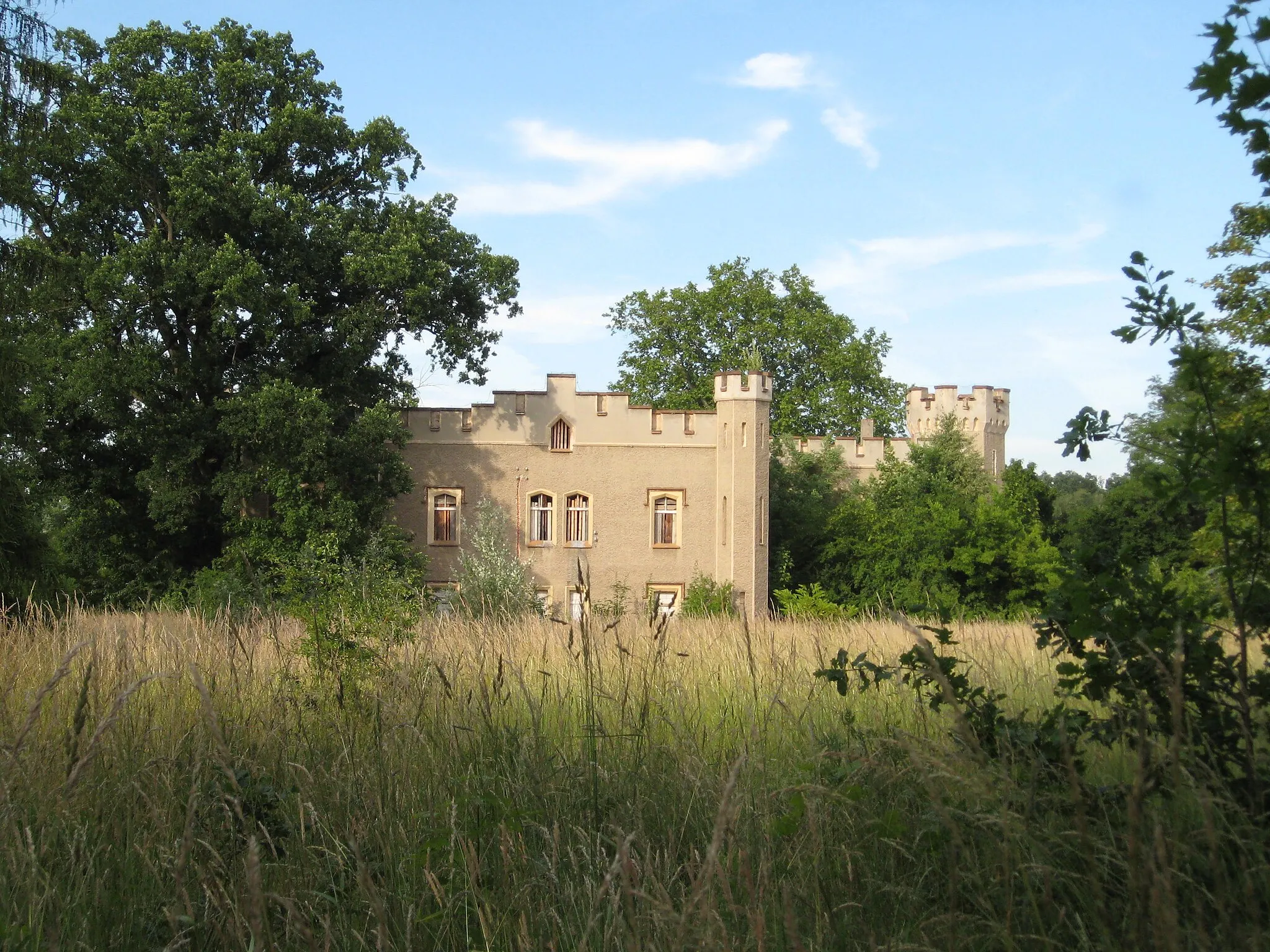 Photo showing: Palace (remains) in Szczodre