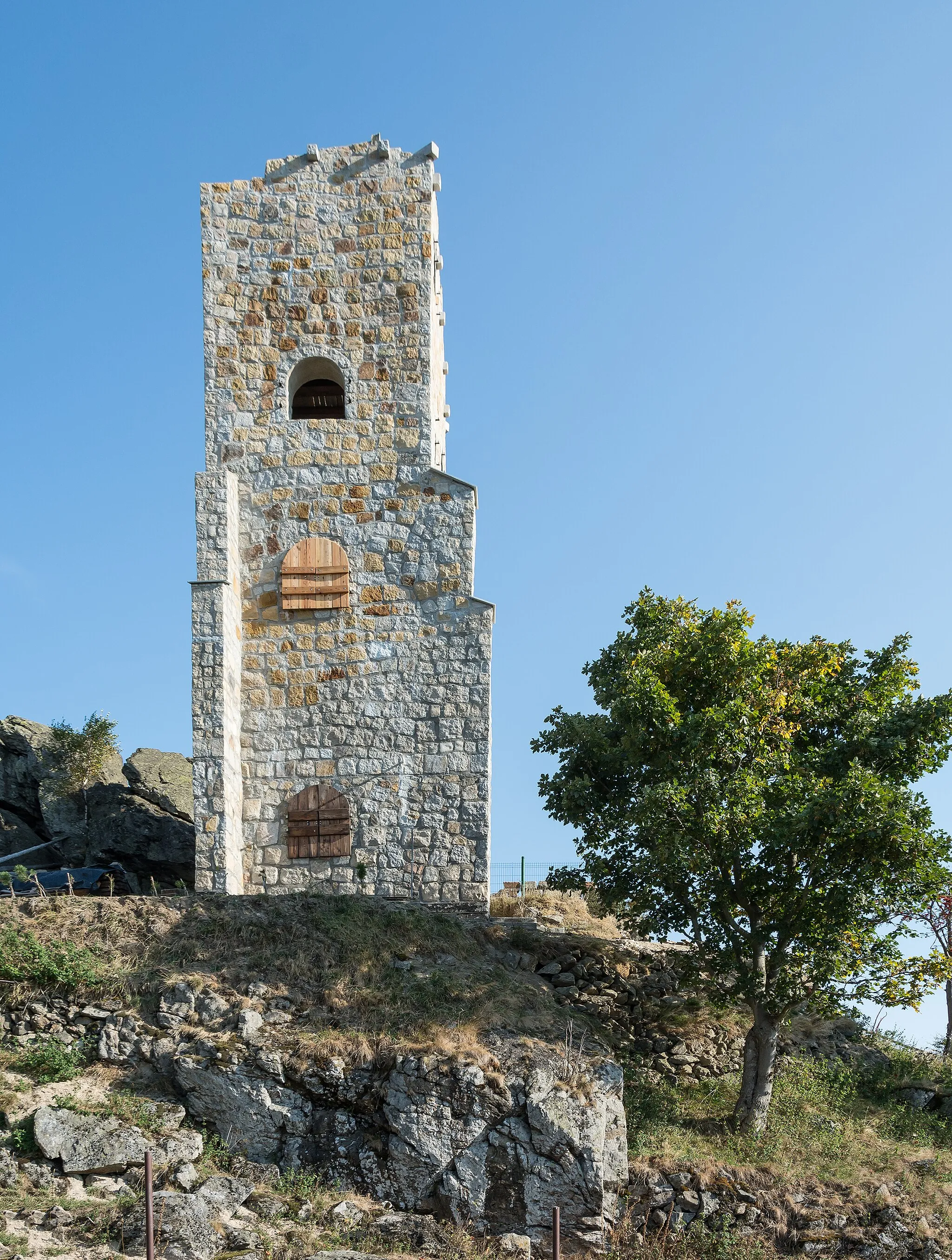 Photo showing: Observation tower on Wysoki Kamień