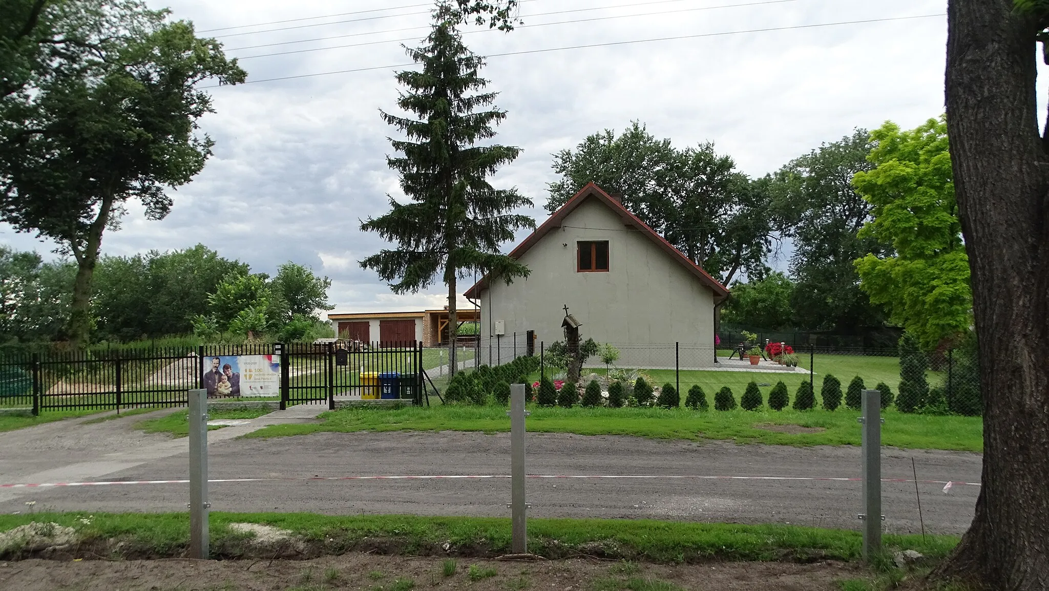 Photo showing: Rectory of the parish of Our Lady of the Scapular in Ostrów near Gniewków