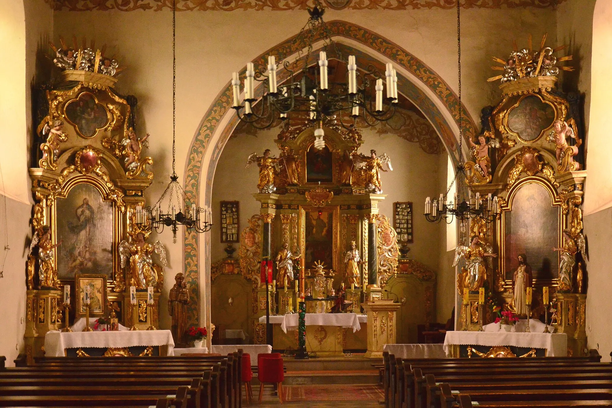 Photo showing: Kościół Wniebowzięcia Najświętszej Marii Panny w Dźwierznie, wnętrze