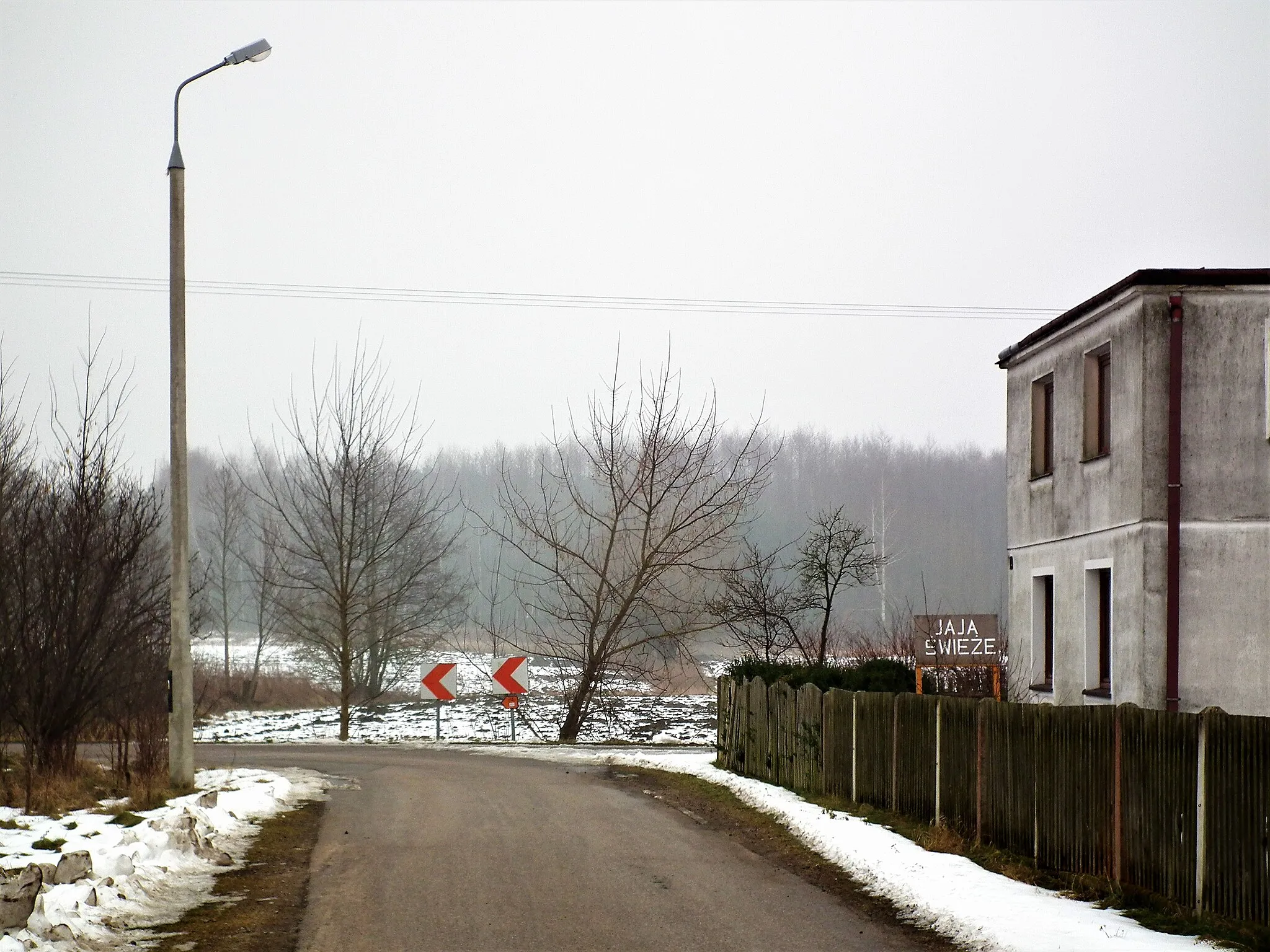 Photo showing: Wieś Skoki Małe nad Wisłą.