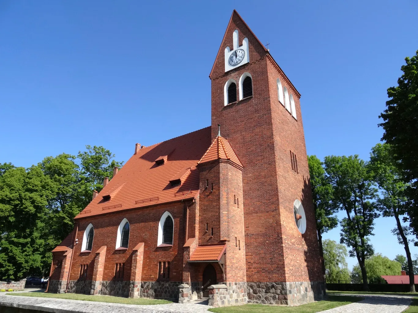 Photo showing: Kościół parafialny pw. św. Kazimierza (1908) w Kruszynie, gmina Sicienko, powiat bydgoski