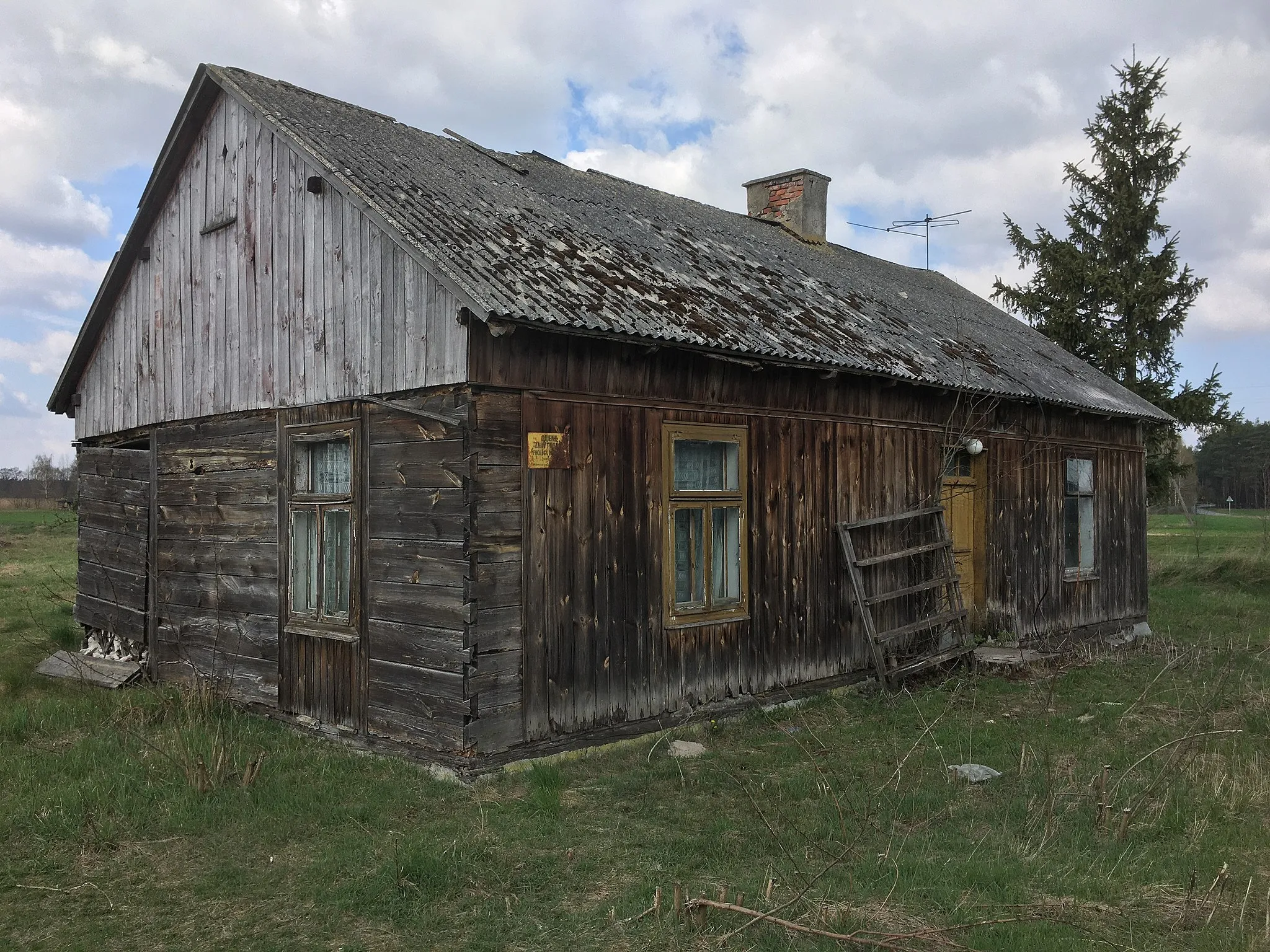 Photo showing: former school in Słupia, Szczutowo commune, Masovian voivodeship, Poland