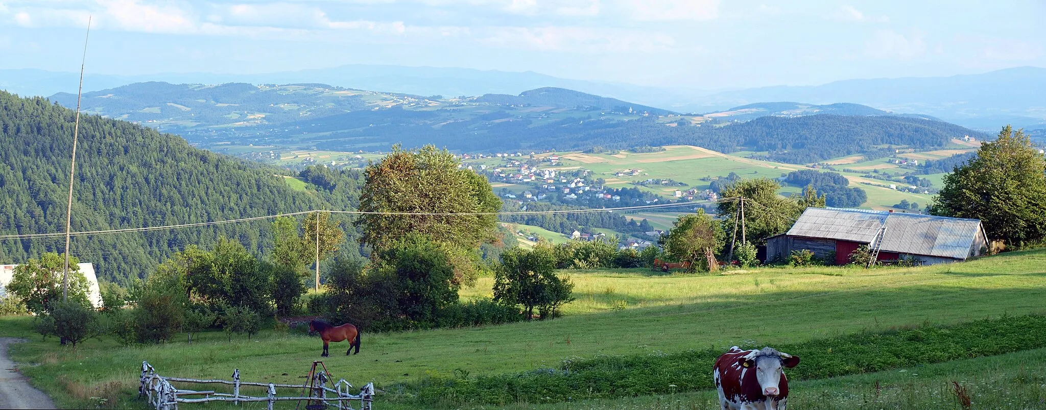 Photo showing: Widok z Łysej Góry