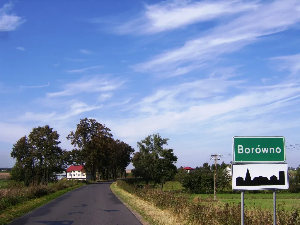 Photo showing: Wieś Borówno