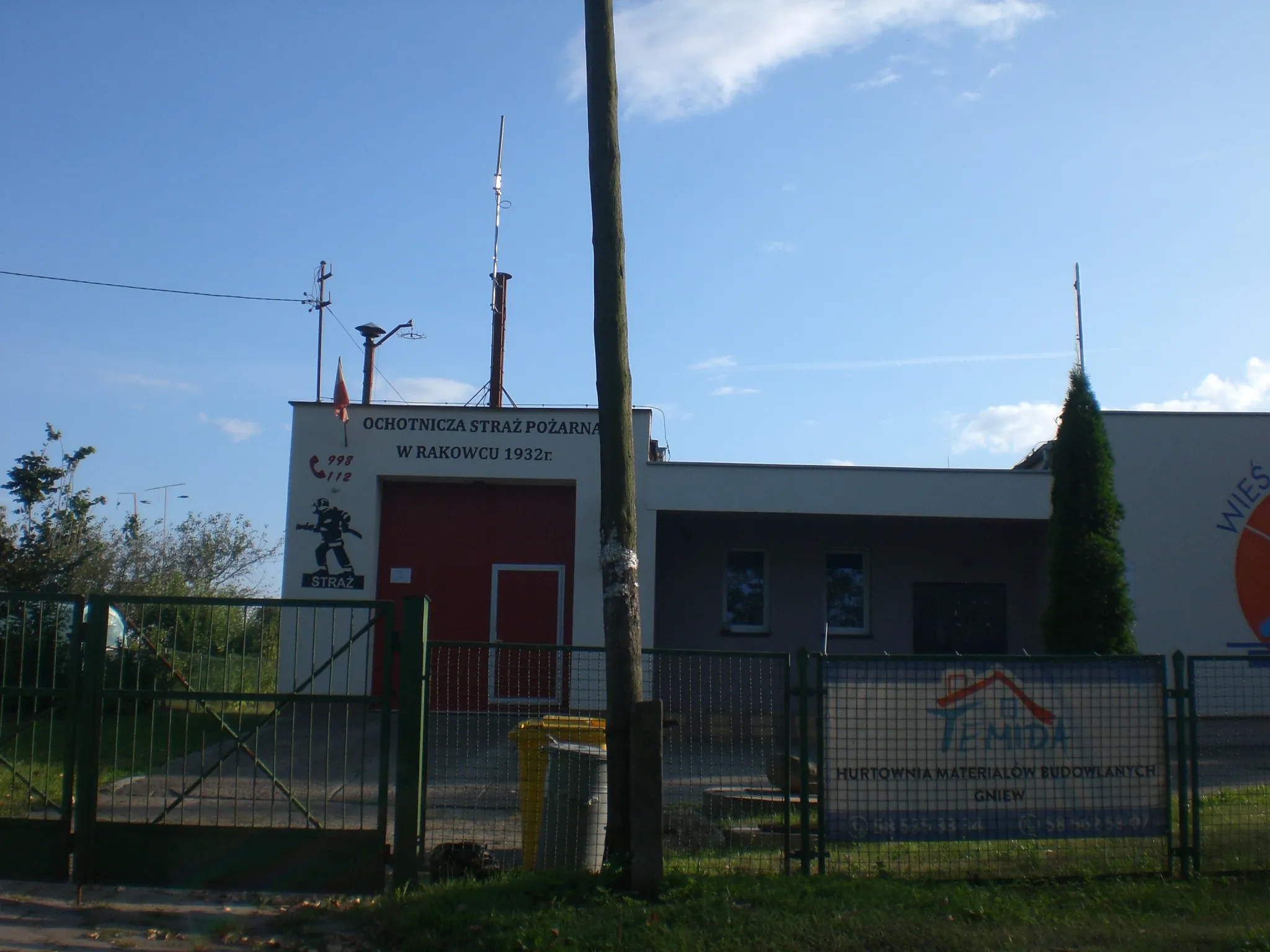 Photo showing: Rakowiec - Fire station