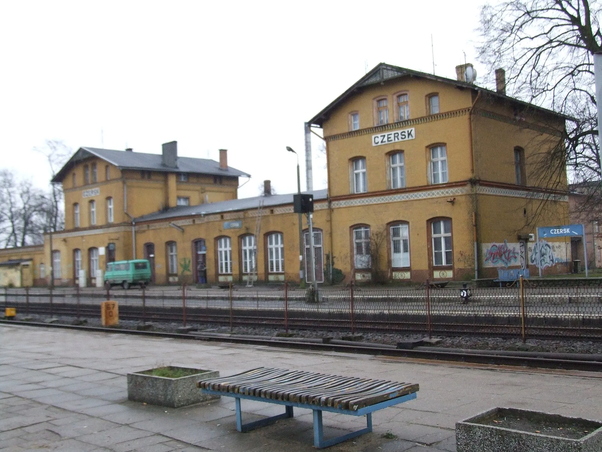 Photo showing: Czersk (dworzec kolejowy)