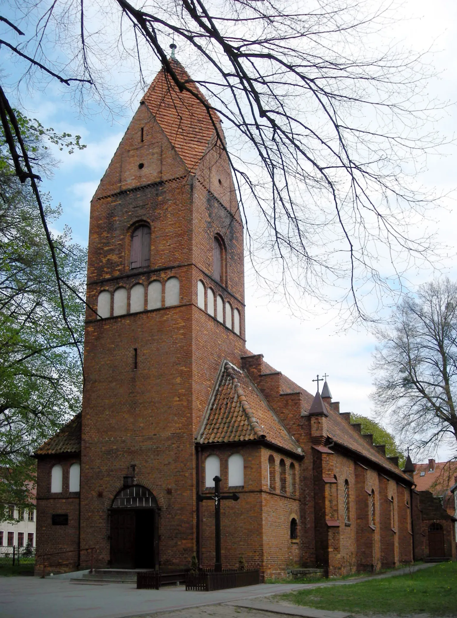 Photo showing: The church in Zławieś Wielka, Poland.