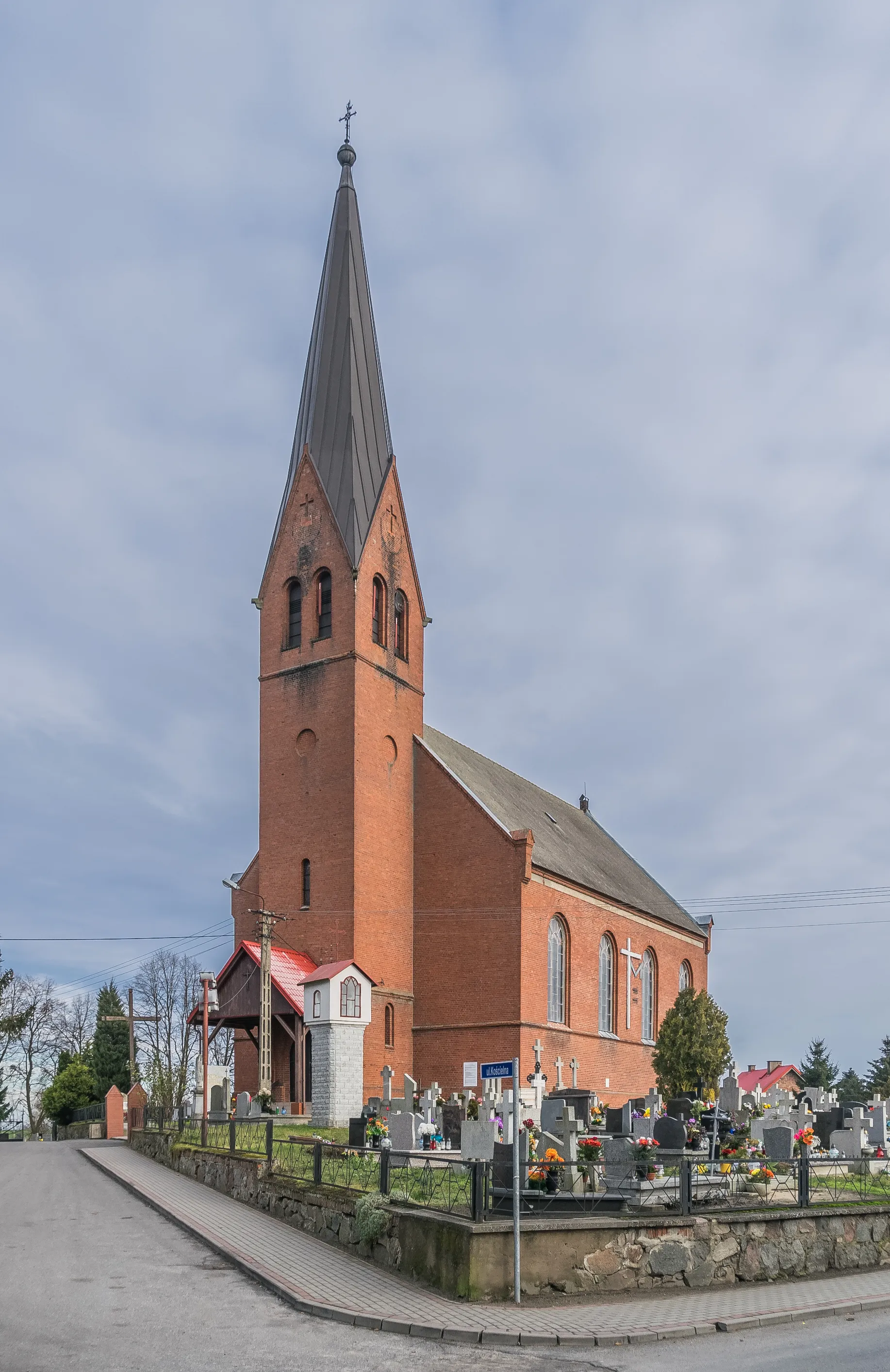 Photo showing: Saint Barbara Church in Wudzyn, Kuyavian-Pomeranian Voivodeship, Poland